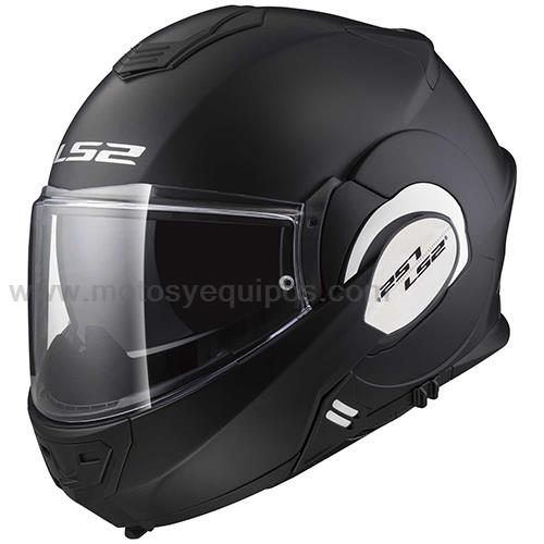 Casco Abatible LS2 Valiant 180 Degrees Solid M NGO/MATE FF399