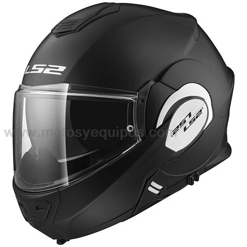 Casco Abatible LS2 Valiant 180 Degrees Solid S NGO/MATE FF399