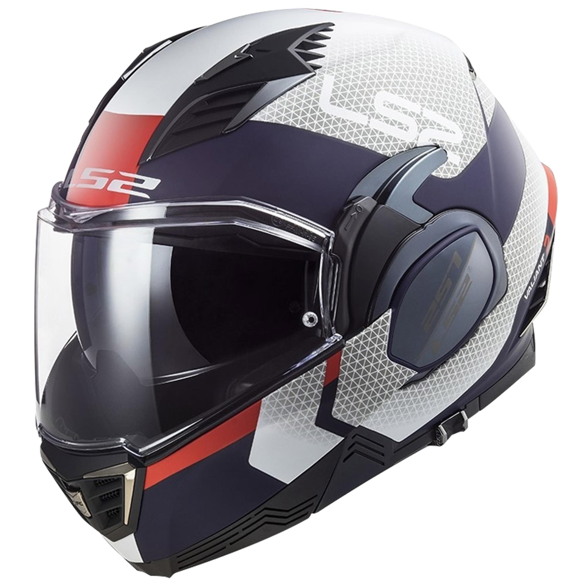 Casco Abatible LS2 Valiant II Citius S BCO/AZL FF900