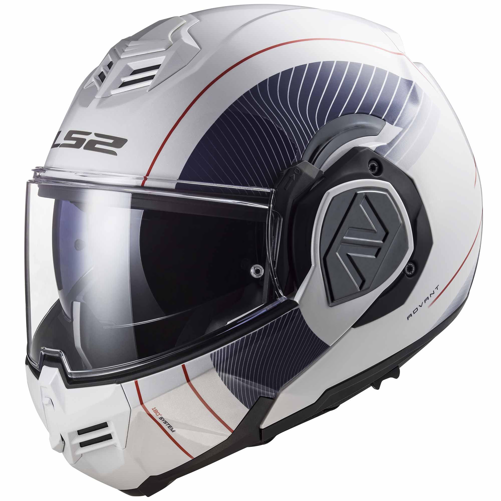 Casco Abatible LS2 Advant Cooper S BCO/AZL FF906