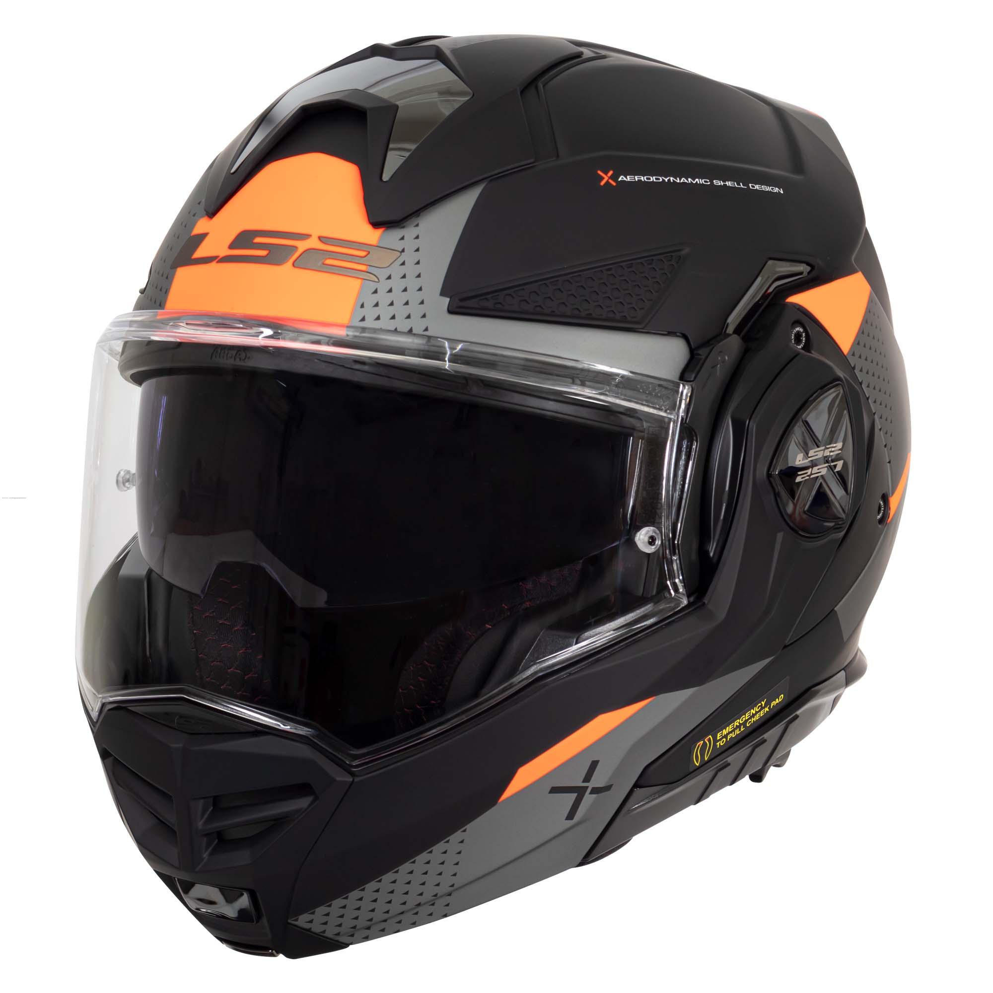 Casco Abatible LS2 Advant x Oblivion S NGO/TITANIUM FF901