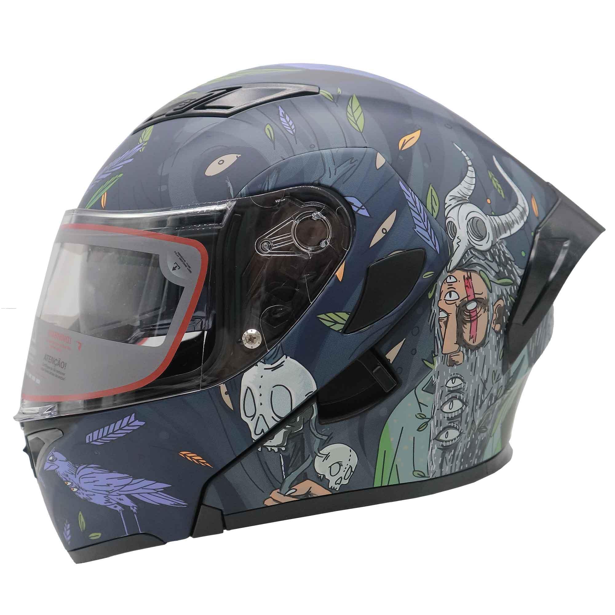 Casco Abatible R7 RACING Unscarred Chaman Doble Mica Dot M
