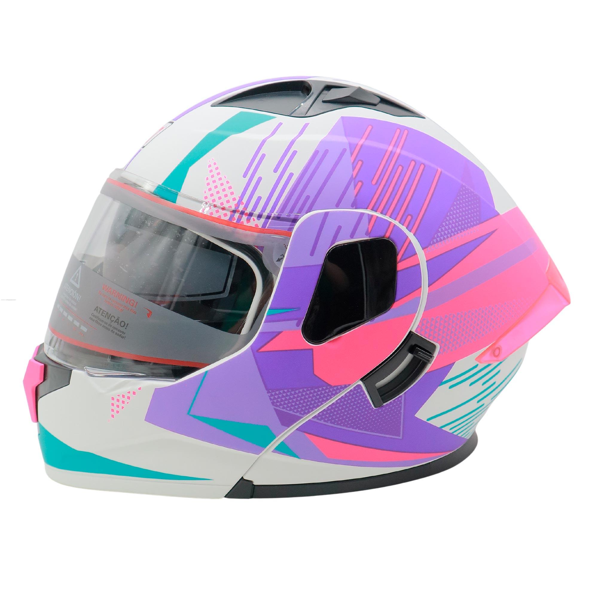 Casco Abatible R7 RACING Dynatos Hebe Doble Mica Dot M