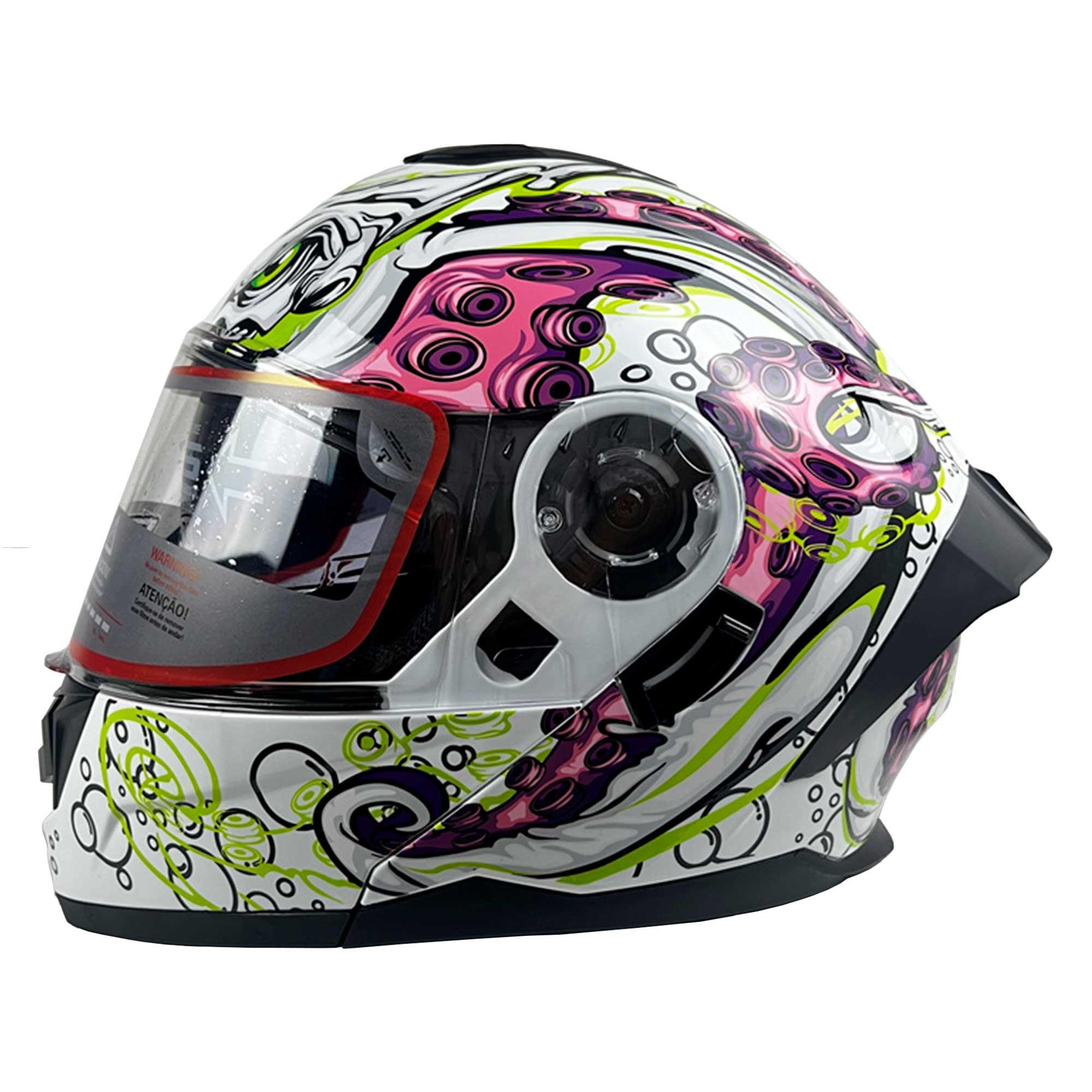 Casco Abatible R7 RACING Alfa Doble Mica Dot M Multicolor