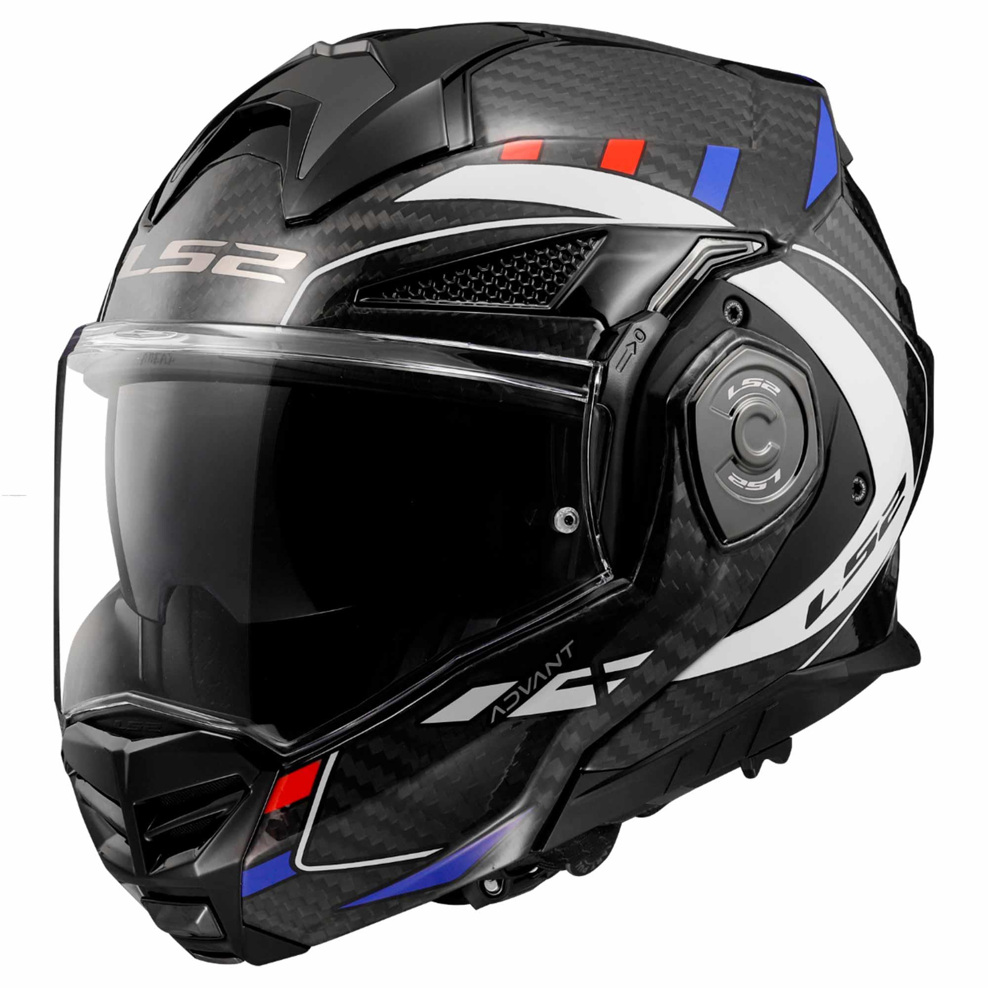 Casco Abatible LS2 Advant x C Future S BCO/AZL FF901