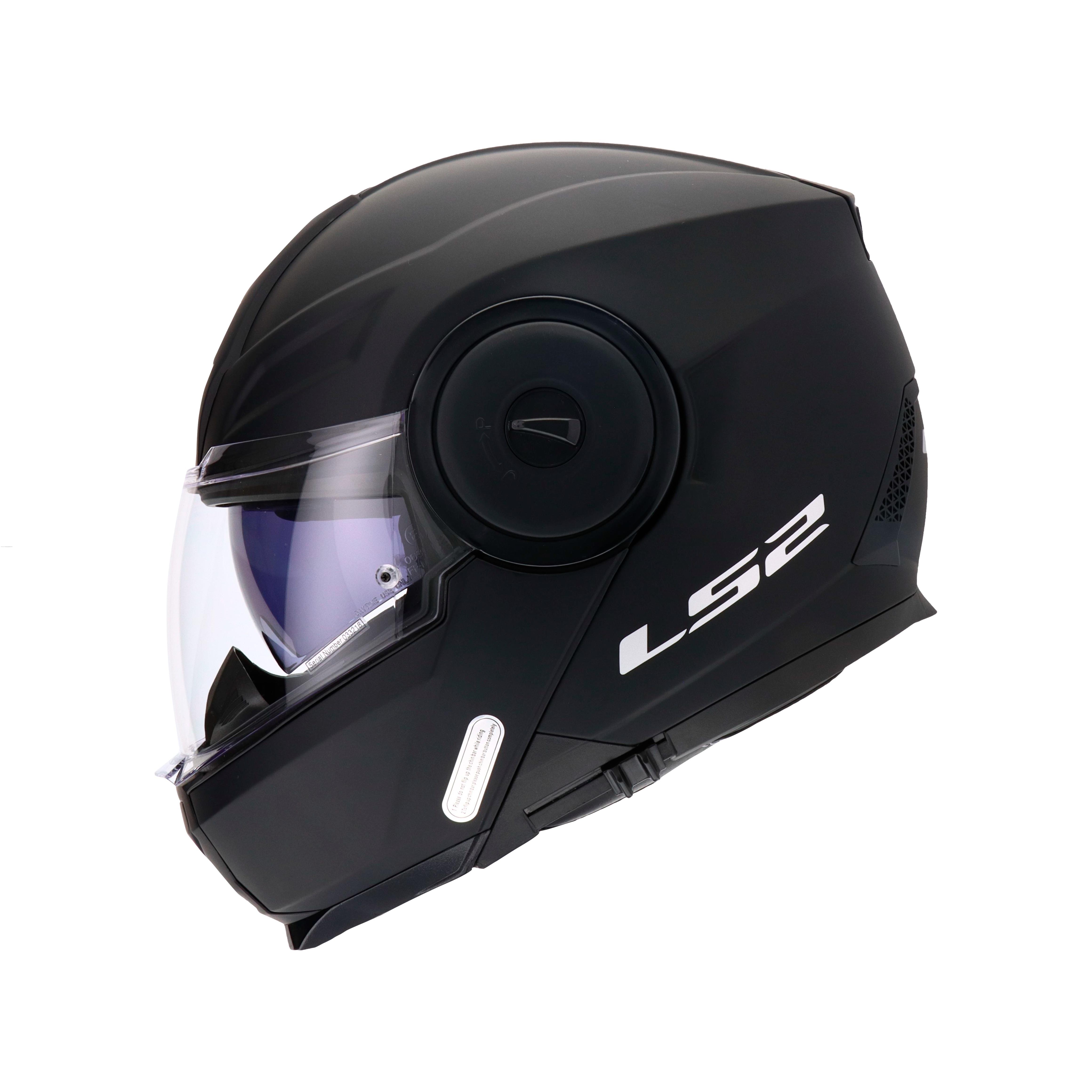 Casco Abatible LS2 Scope II Solid Negro Mate (SIN PINLOCK) FF902