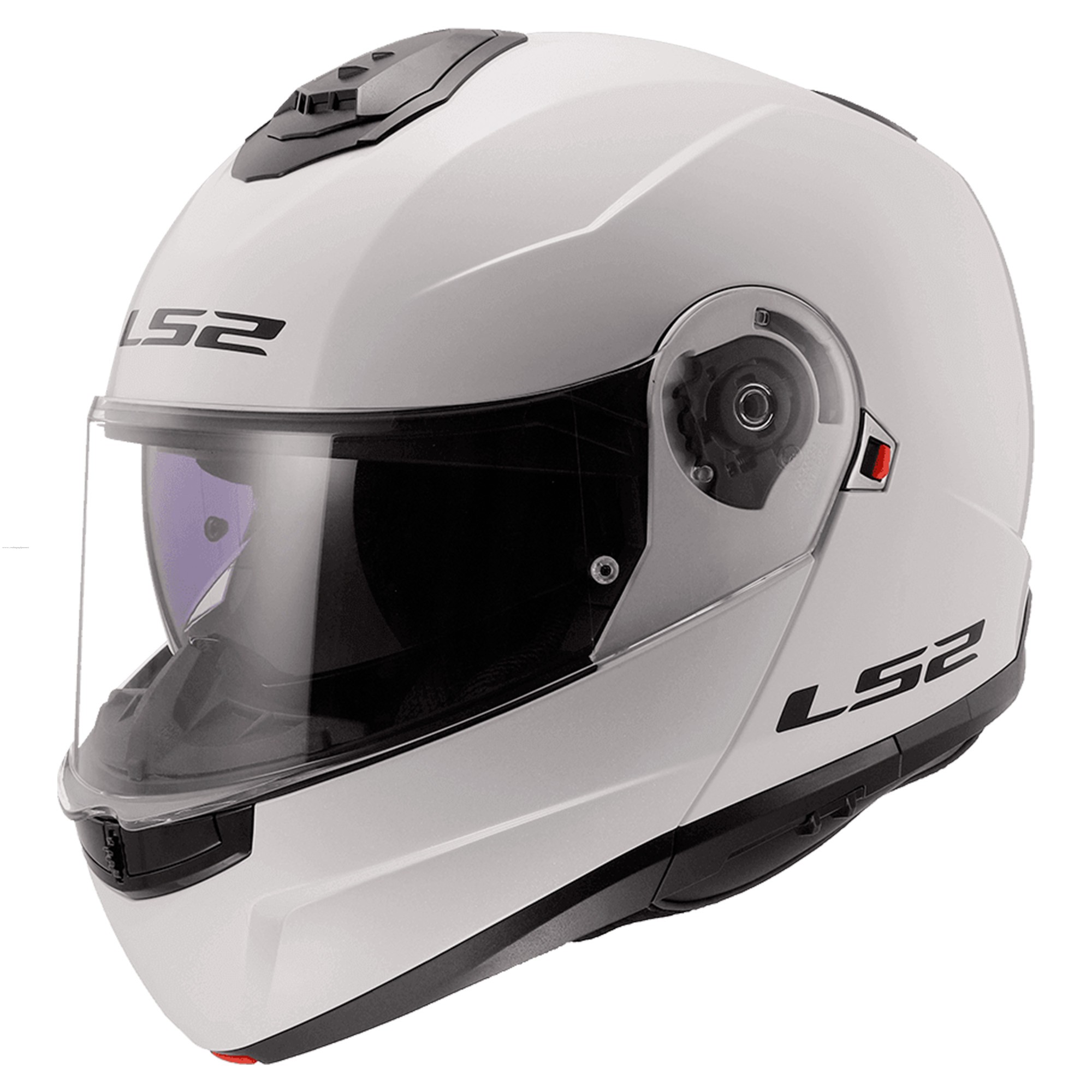 Casco Abatible LS2 Strobe II Solid S Blanco FF908