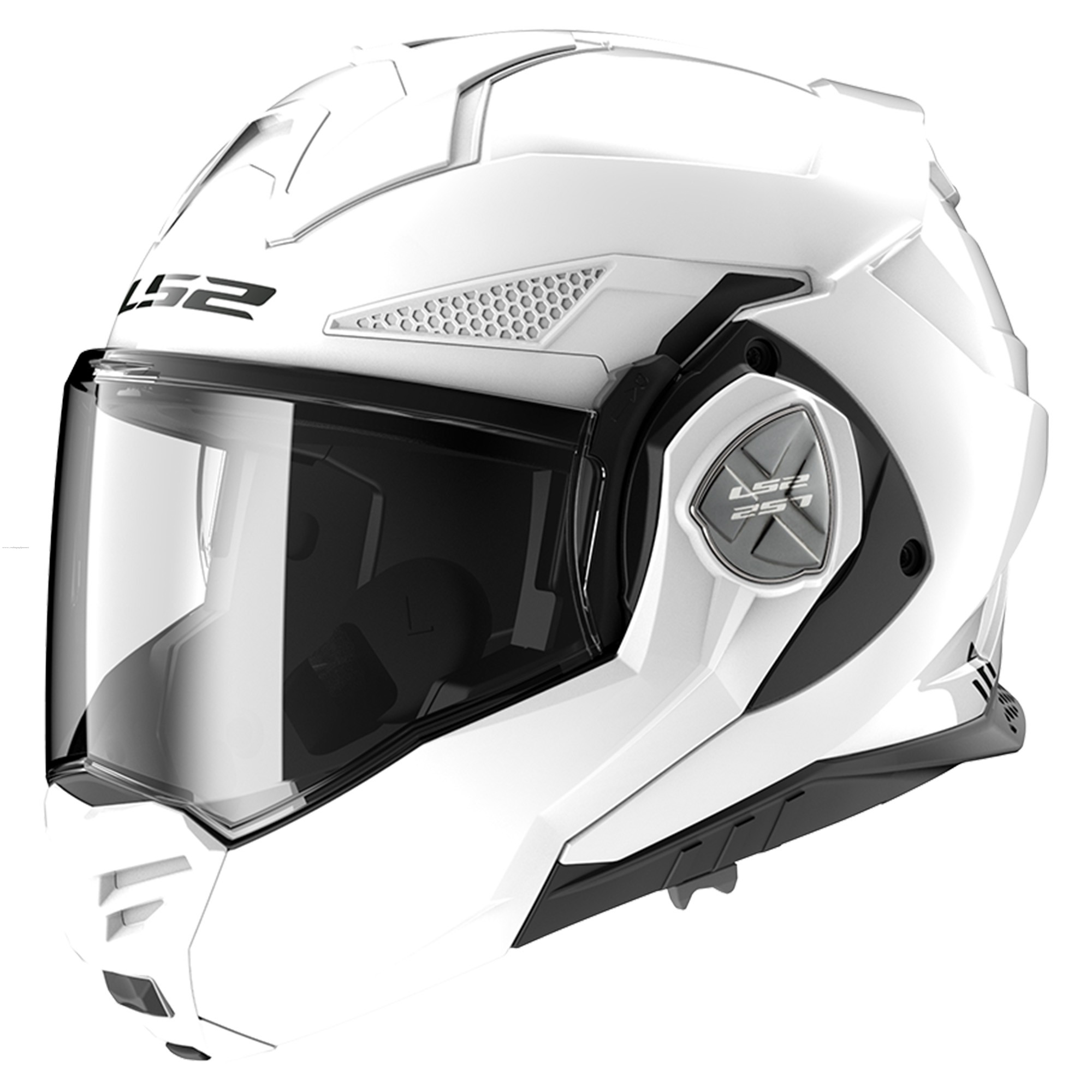 Casco Abatible LS2 Advant x Solid L Blanco FF901