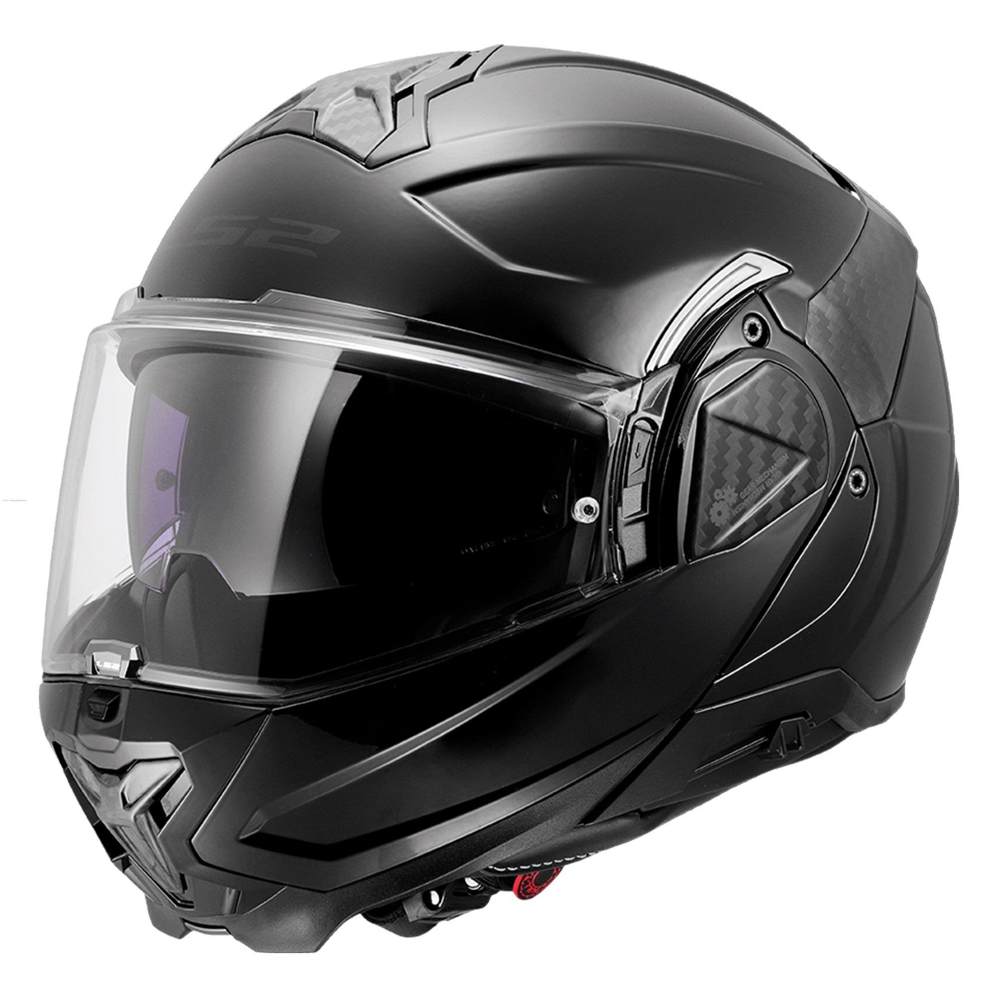 Casco Abatible LS2 Advant II L Negro Mate FF910