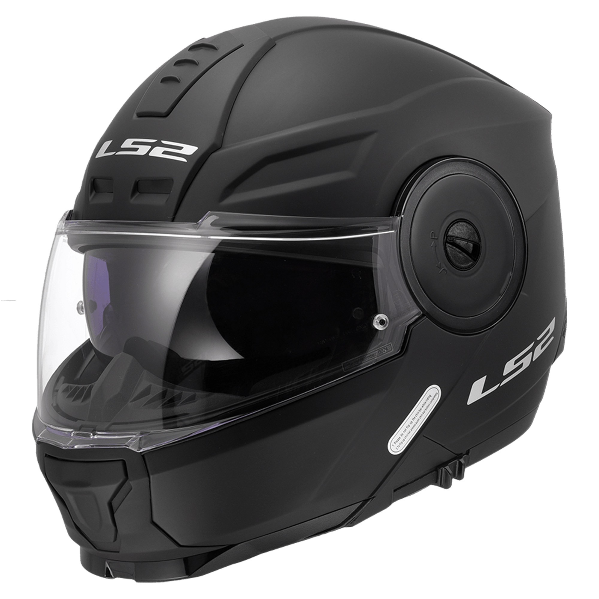 Casco Abatible LS2 Scope II Solid S Negro Mate FF902