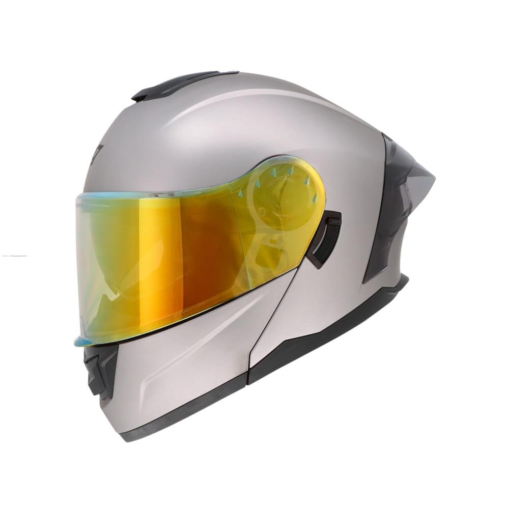 Casco Abatible R7 RACING Omega ABS/DOT M Gris Mate