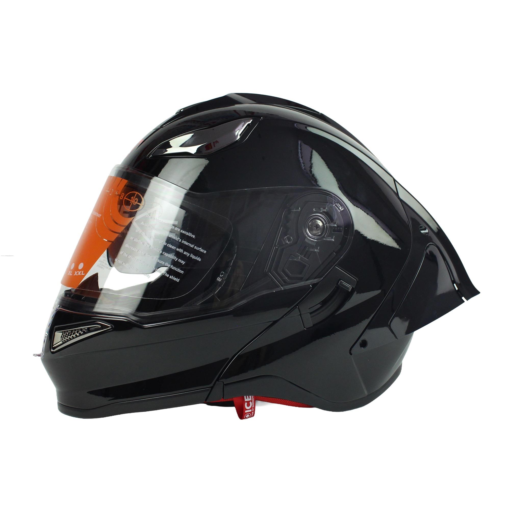 Casco Abatible R7 RACING R7-165 Dot L Negro
