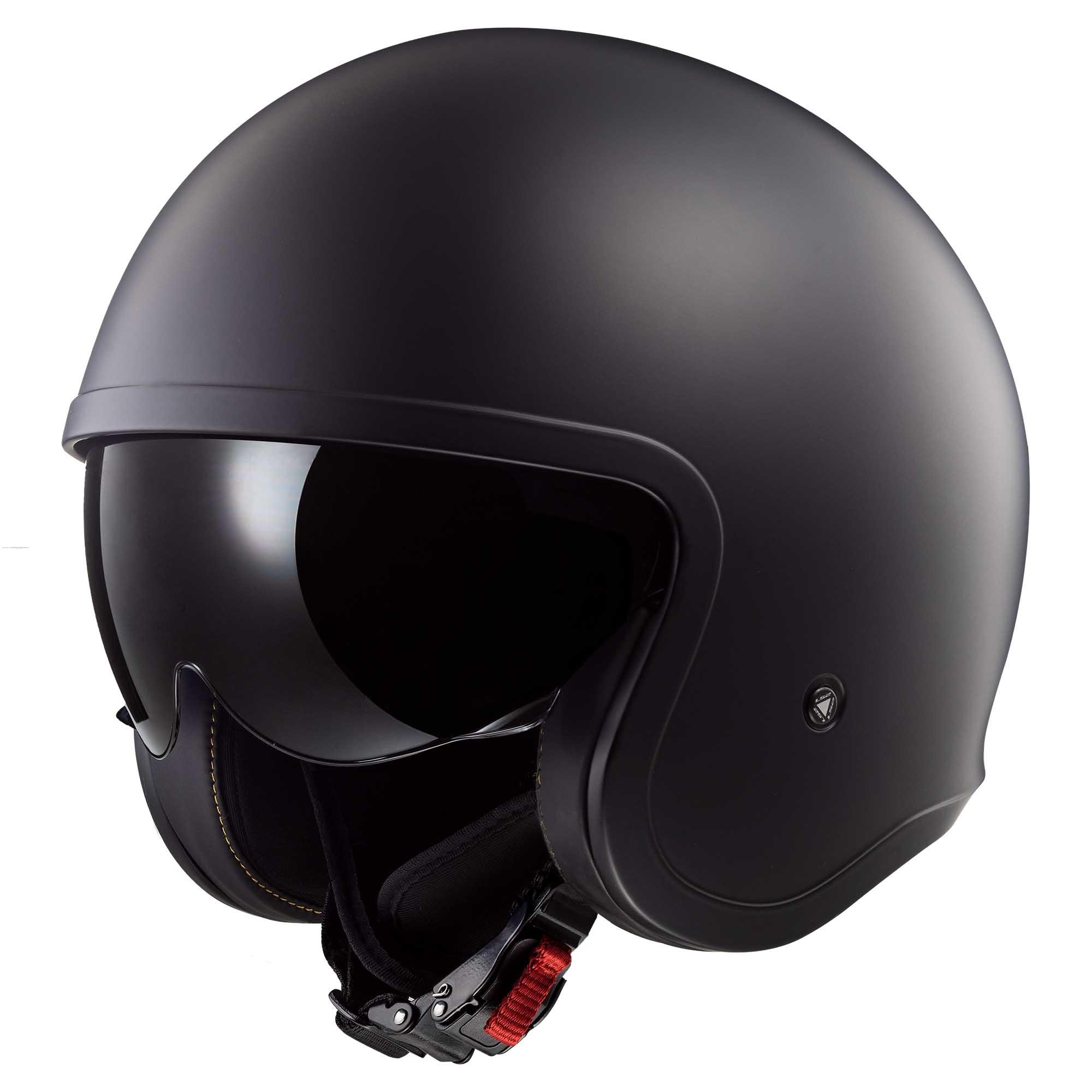 Casco Abierto LS2 Spitfire II Solid XL NGO/MATE OF599