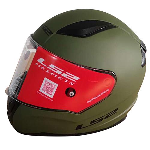Casco Cerrado LS2 Rapid Solid XXL Vde CAMO/MATE FF353