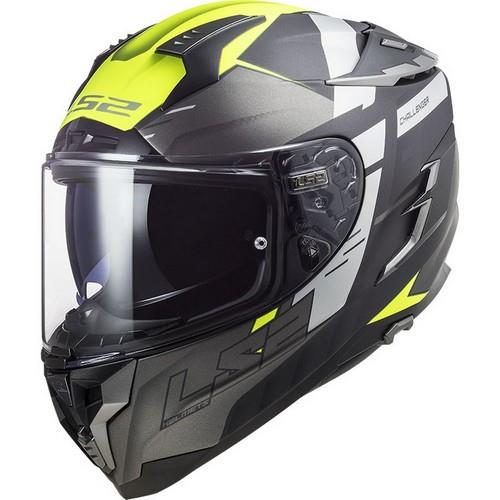 Casco Cerrado LS2 Challenger Hpfc Allert S Titanium MATE/AMA FF327