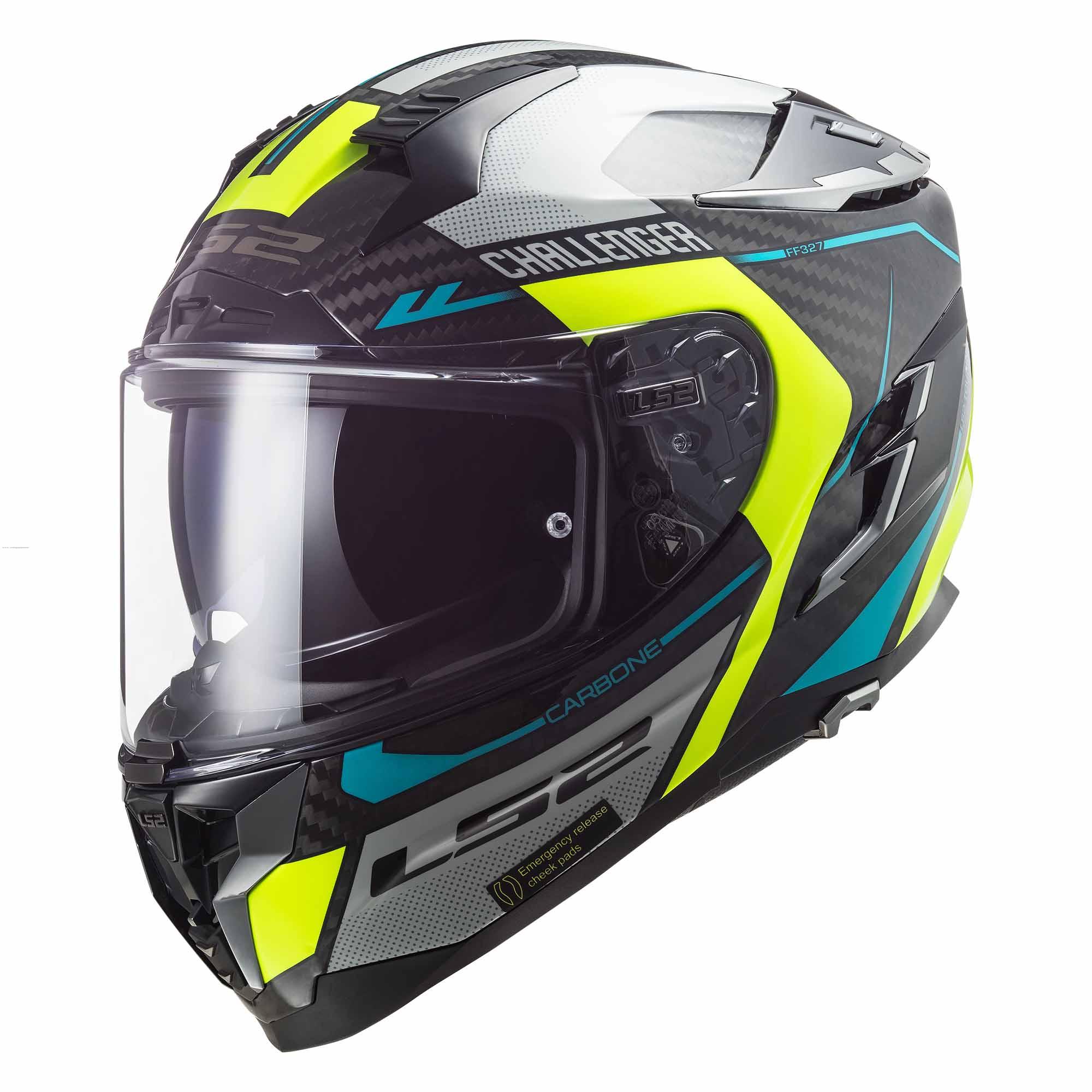 Casco Cerrado LS2 Challenger CT2 Thorn M GRS/AMA Fluo FF327