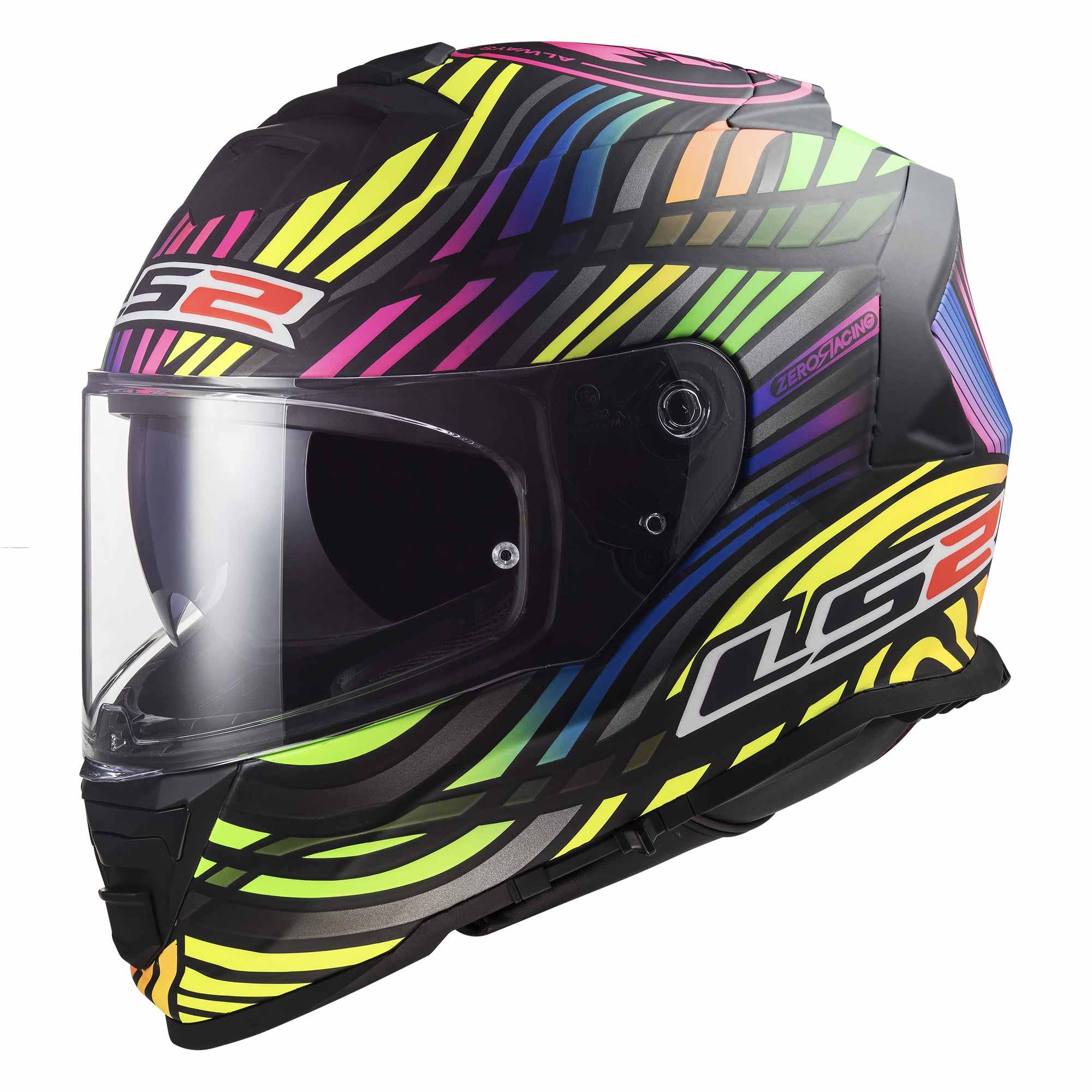 Casco Cerrado LS2 Storm II Power M Arcoiris FF800