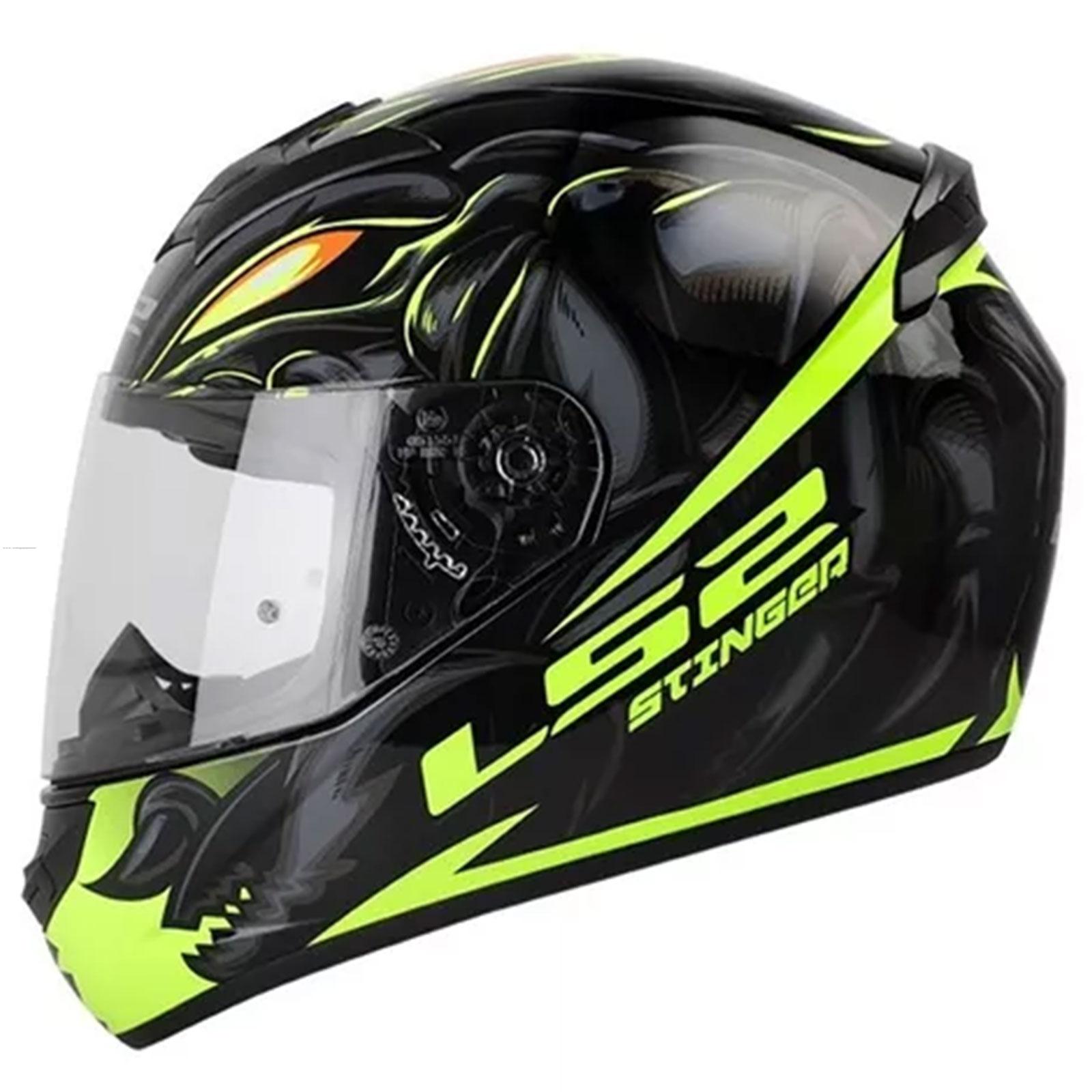 Casco Cerrado LS2 Rookie Stinger XL NGO/AMA Fluo FF352
