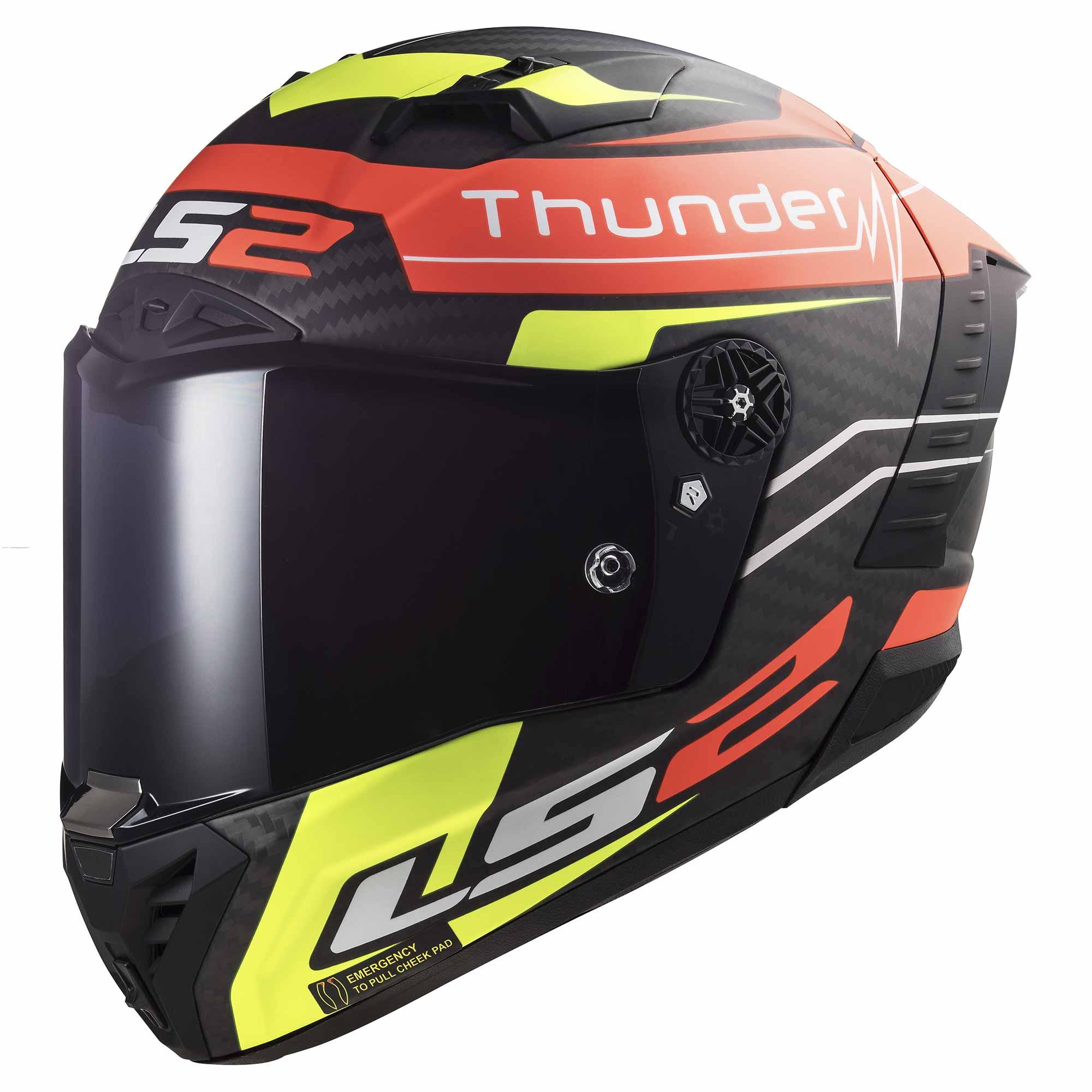 Casco Cerrado LS2 Thunder Attack S ROJ/AMA FF805
