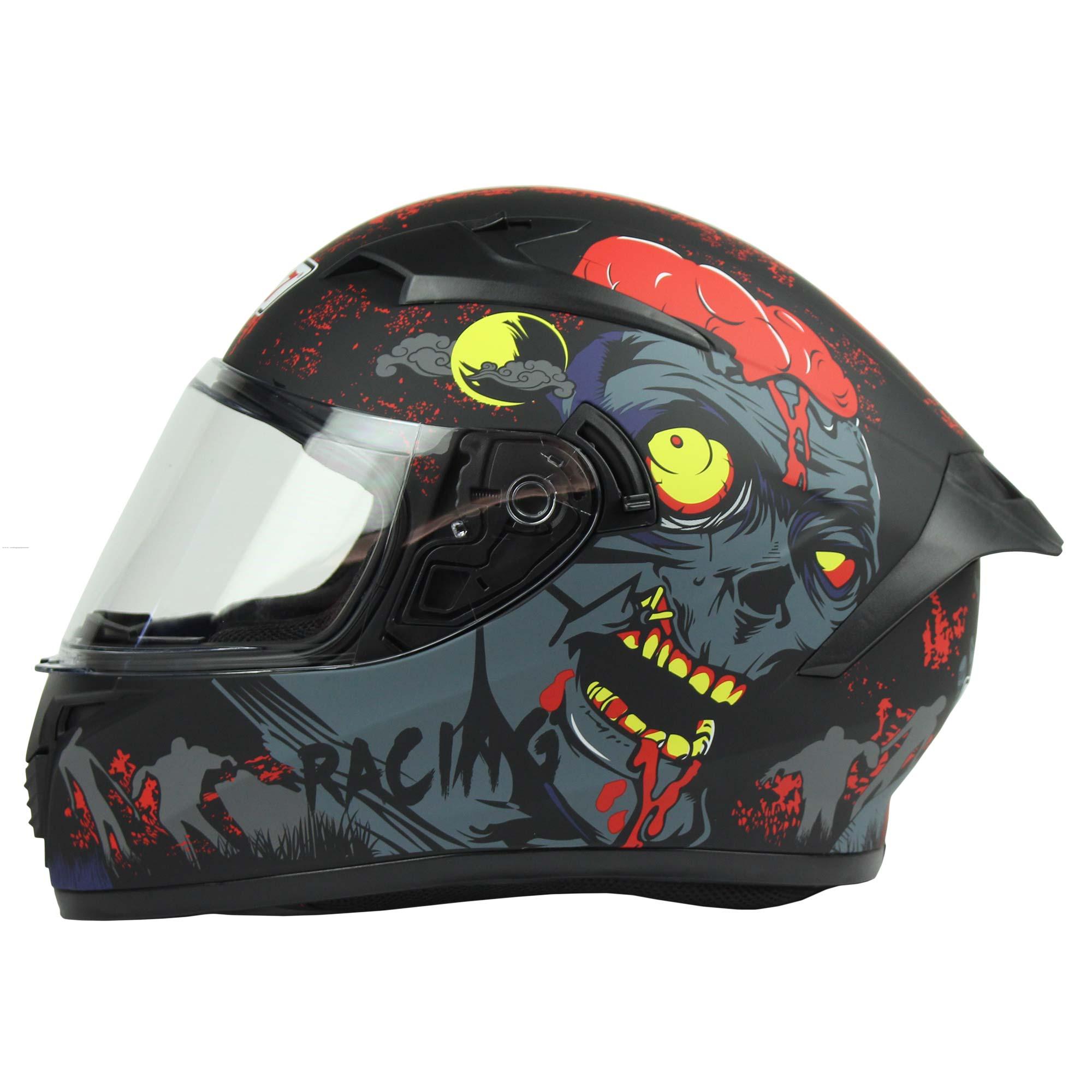 Casco Cerrado R7 RACING R7-108 Calavera S NGO/GRS