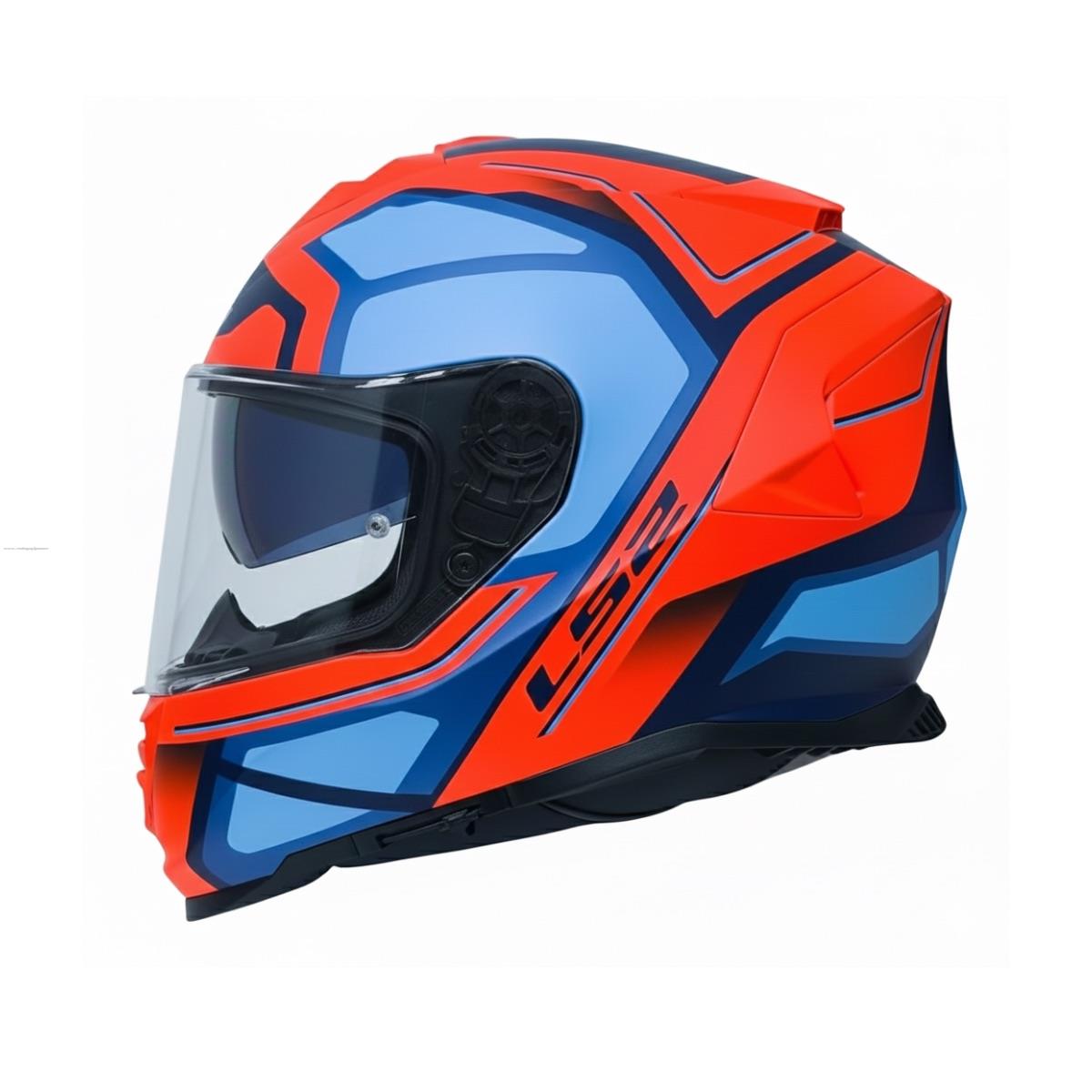 Casco Cerrado LS2 Storm II Faster L Azl MATE/NJA Fluo FF800