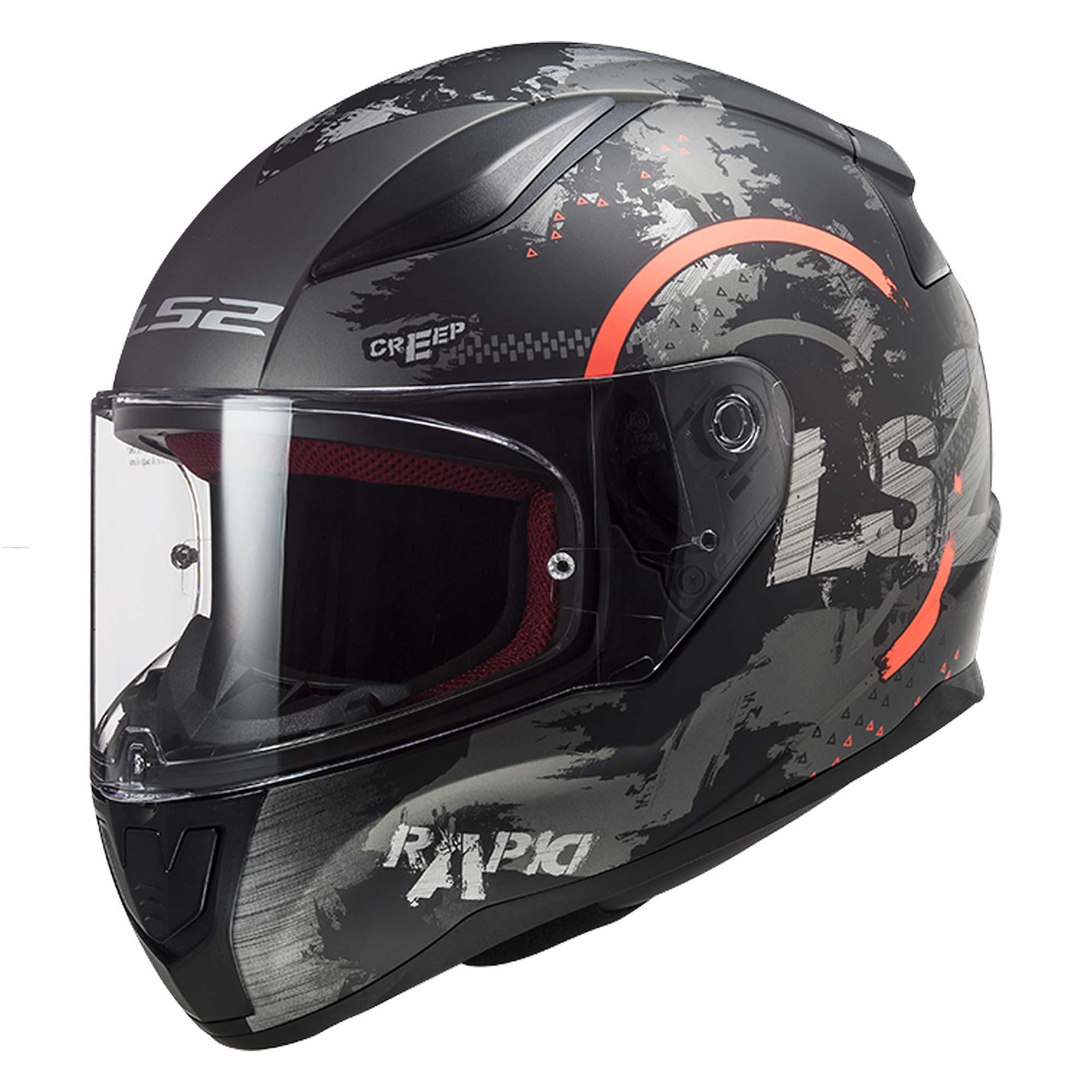 Casco Cerrado LS2 Rapid II Circle L TITANIUM/NJA FLUO/MATE FF353