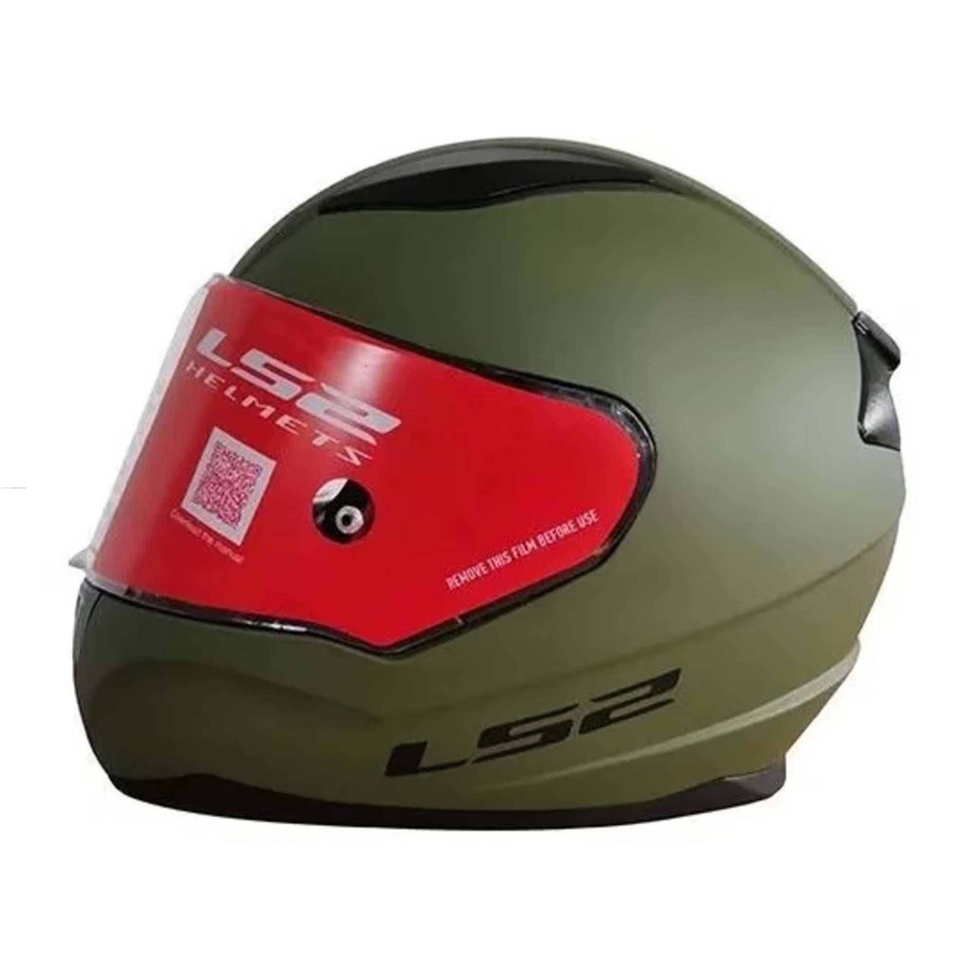 Casco Cerrado LS2 Rapid II Solid Vde CAMO/MATE FF353