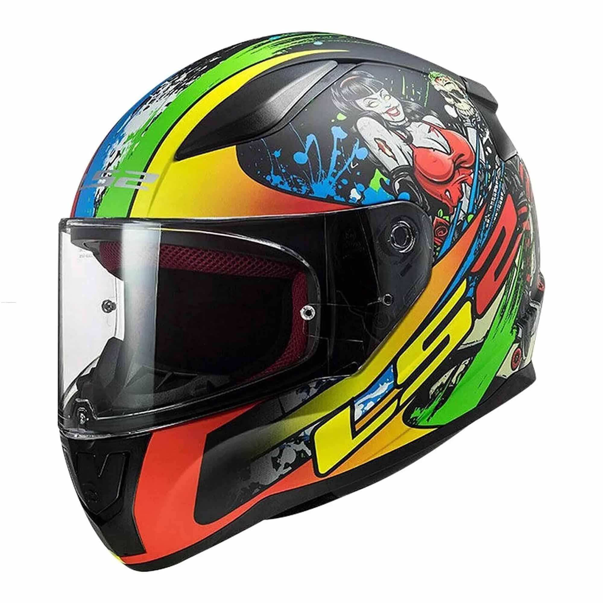 Casco Cerrado LS2 Rapid II Feisty M NGO/MATE FF353