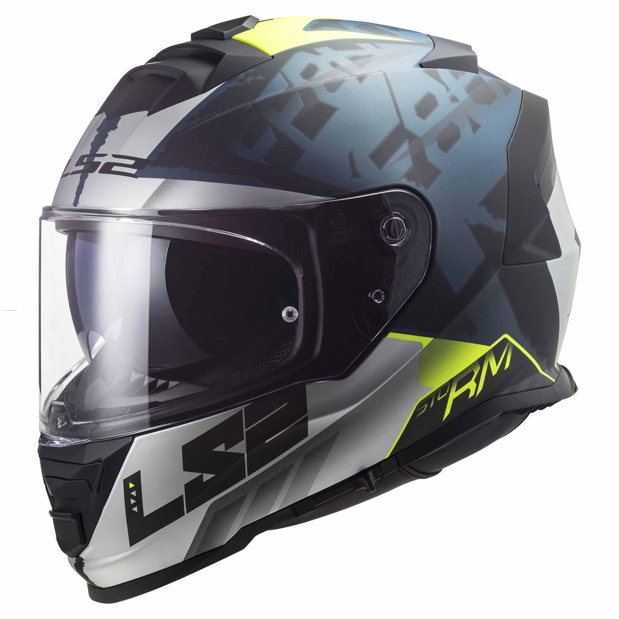 Casco Cerrado LS2 Storm II Sprinter XL NGO/PL/COBALTO FF800