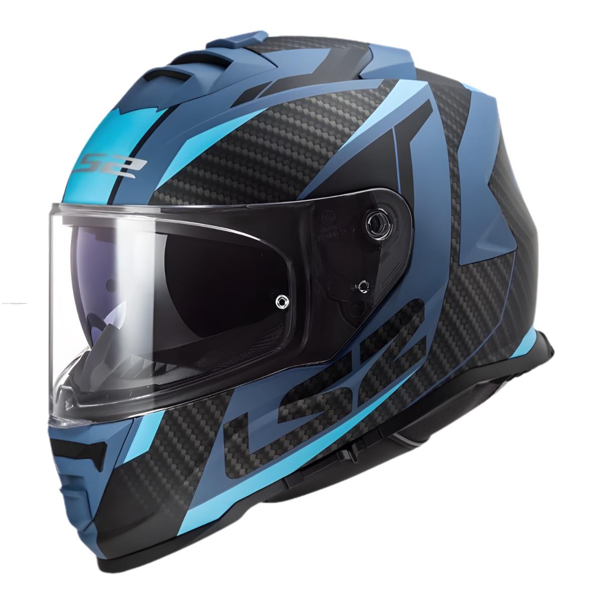 Casco Cerrado LS2 Storm II Racer L Azul Mate FF800