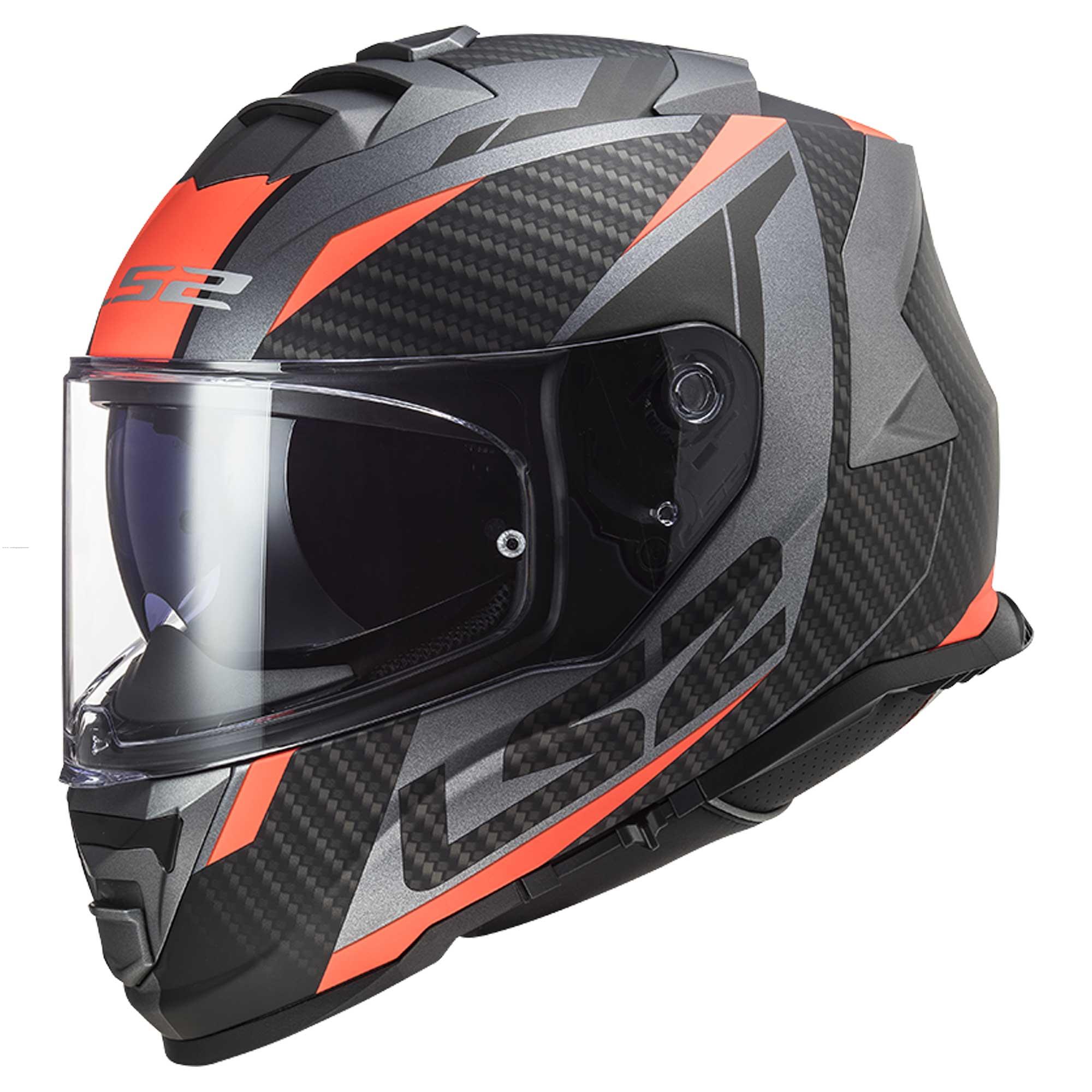 Casco Cerrado LS2 Storm II Racer M NGO/NJA Fluo FF800