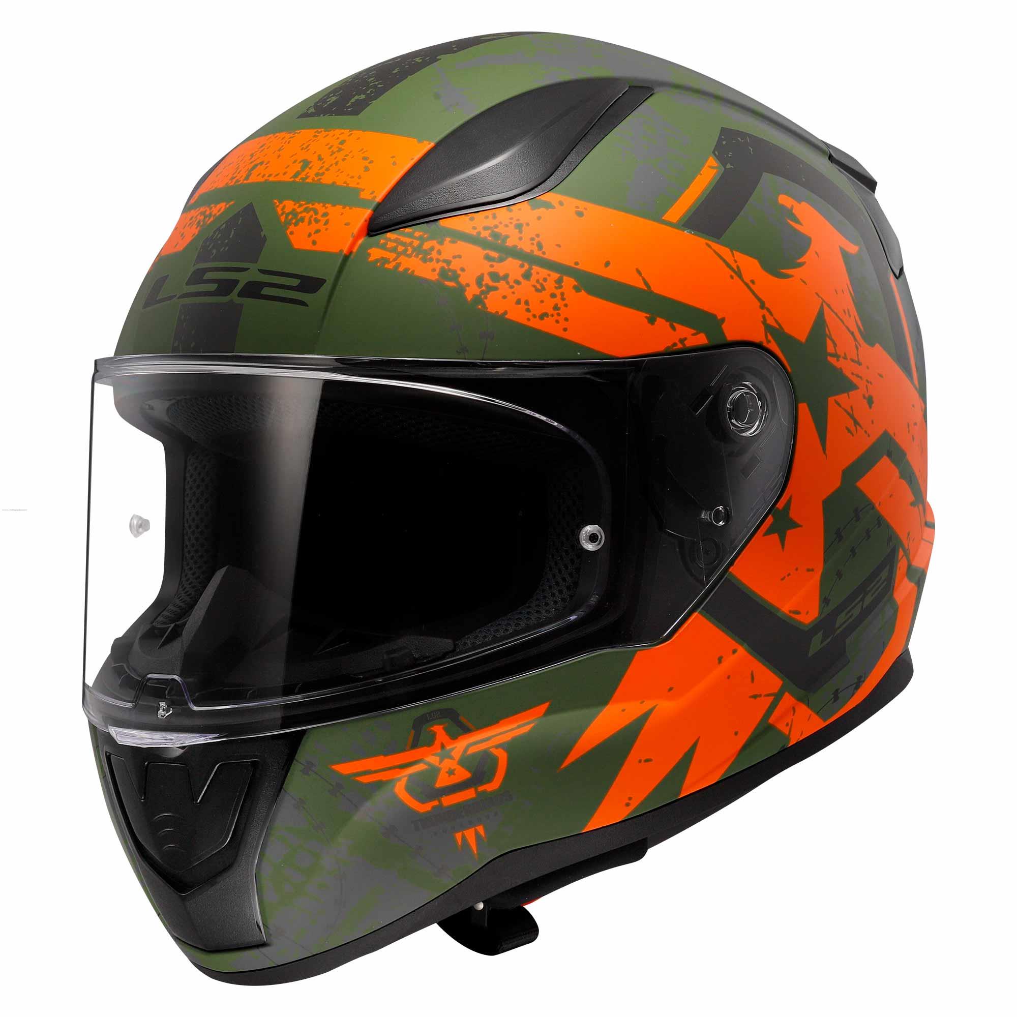 Casco Cerrado LS2 Rapid II Thunder Birds XXL NJA/VDE/MATE FF353