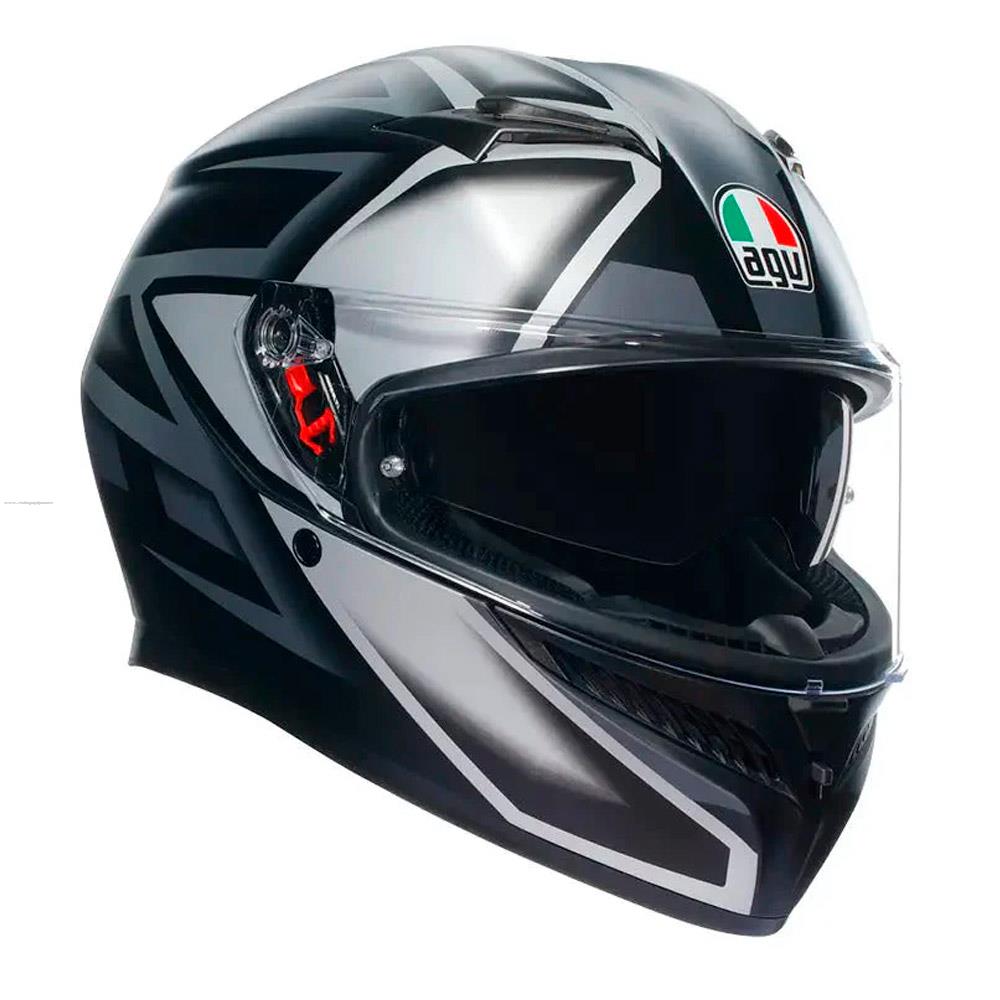 Casco Cerrado AGV K-3 E2206 Compound XL NGO/GRS/ Mate