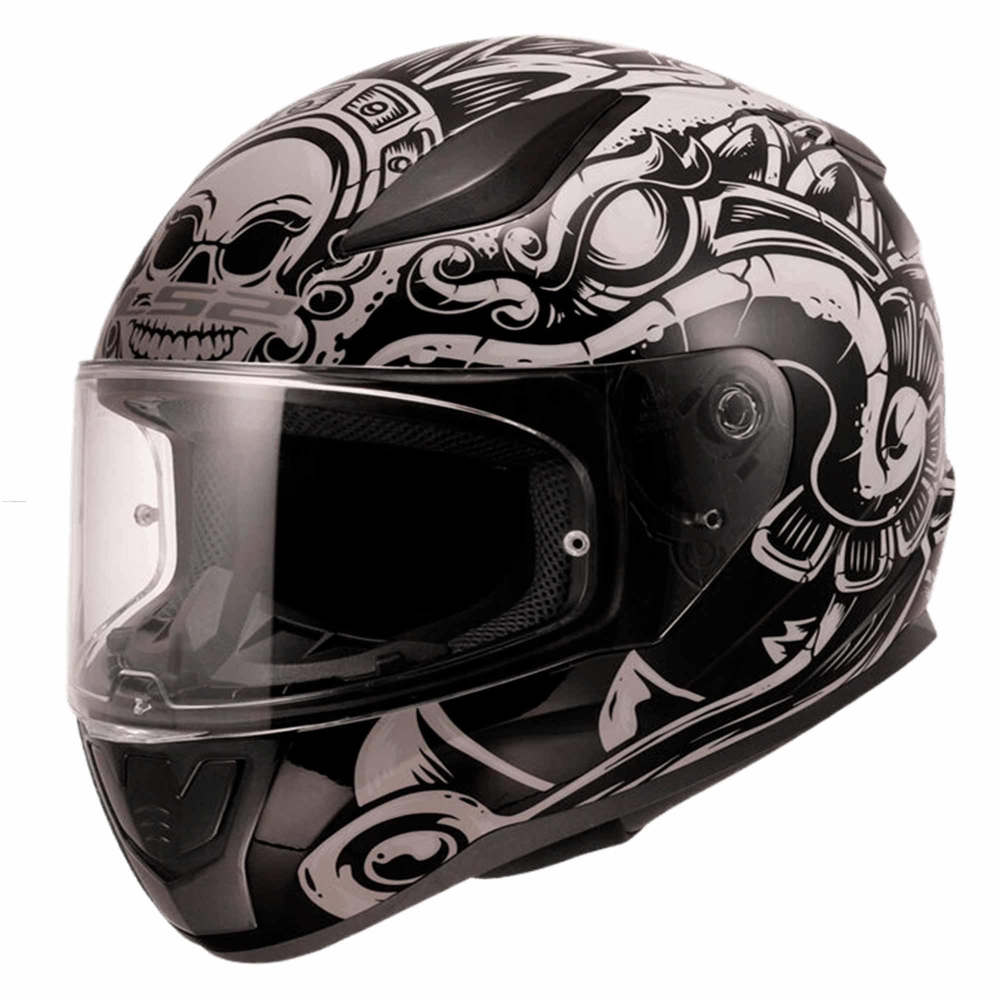 Casco Cerrado LS2 Rapid II Azteca M GRS/BCO FF353
