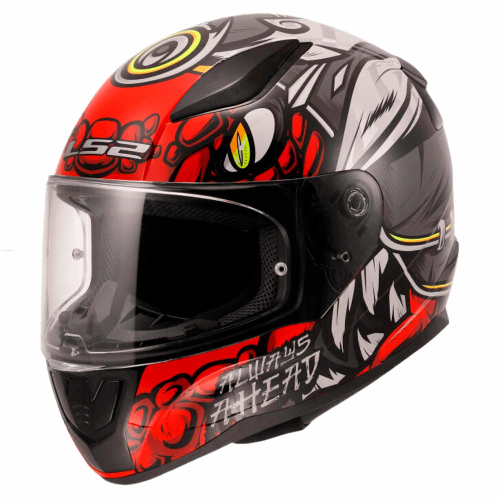 Casco Cerrado LS2 Rapid II Drillox L ROJ/GRS FF353