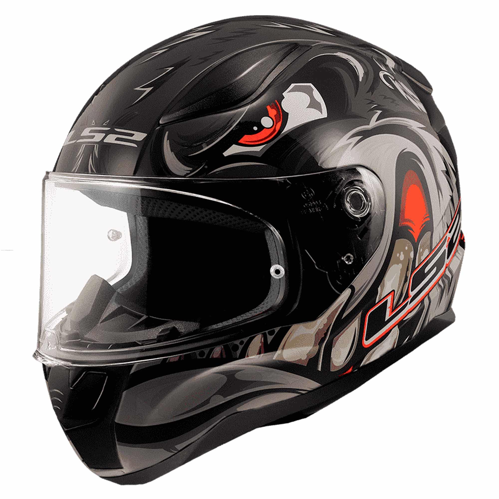 Casco Cerrado LS2 Rapid II Spox S ROJ/GRS FF353