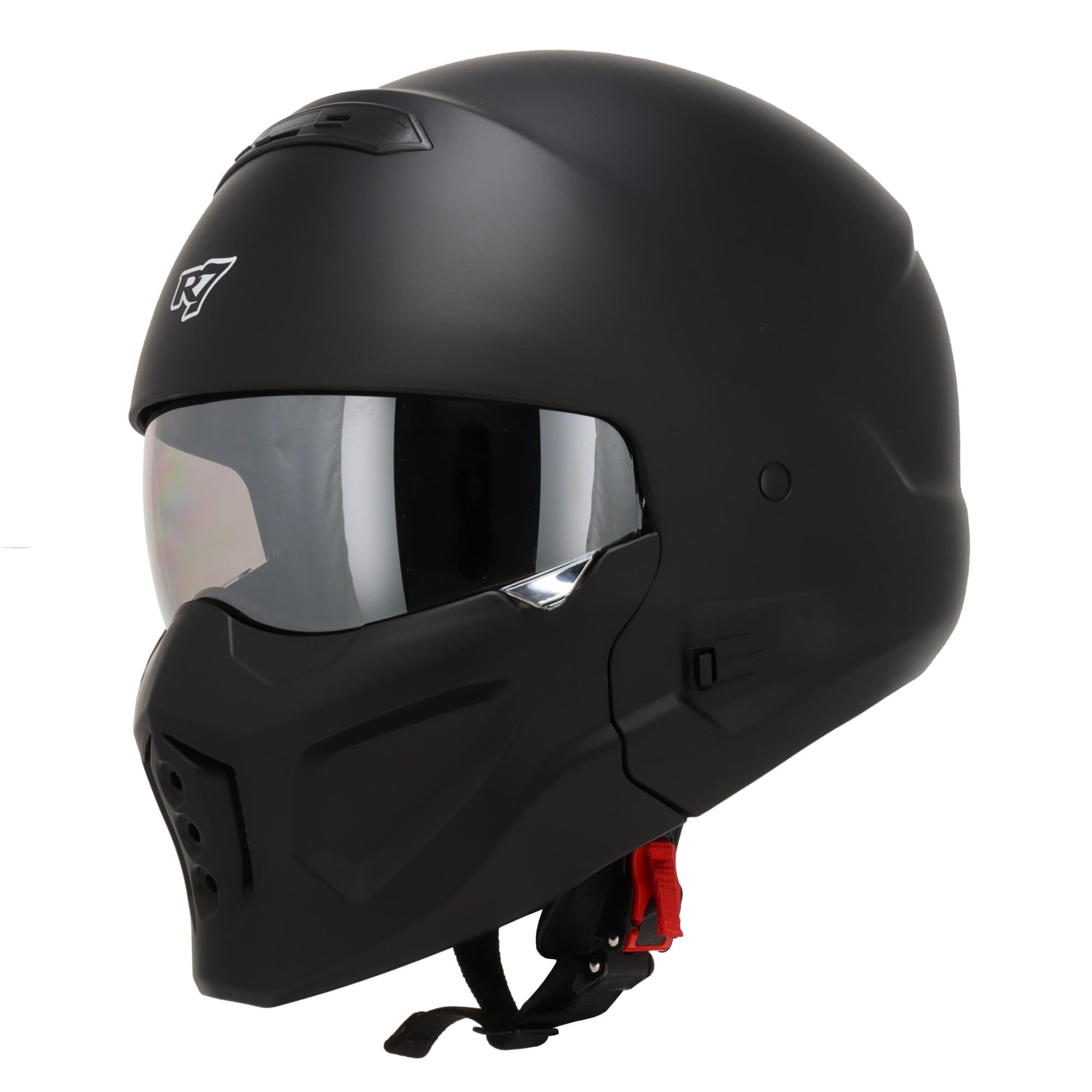 Casco Cerrado R7 RACING Omnia Dot L Negro Mate