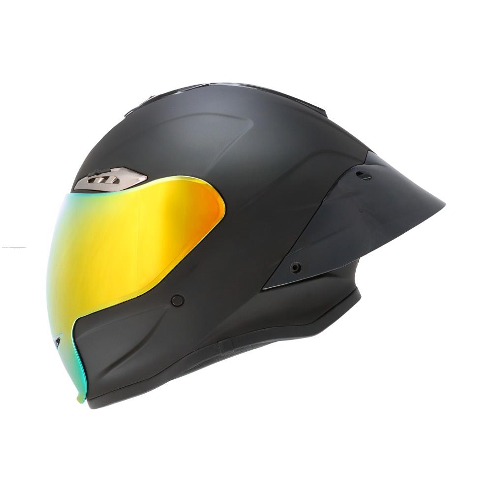 Casco Cerrado R7 RACING Arrow L Negro Mate Big Spoiler
