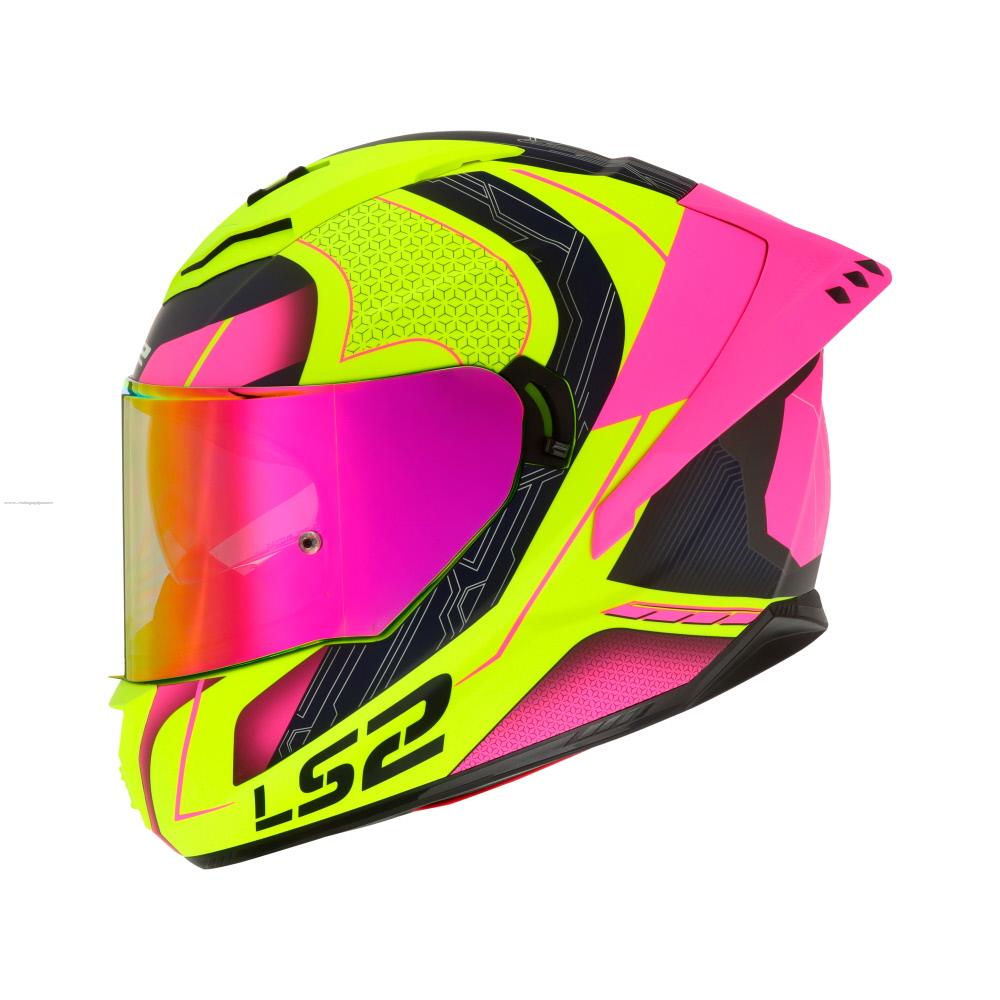 Casco Cerrado LS2 Fusion Nexus con Led E Intercomunicador L AMA/ROSA Mate FF806