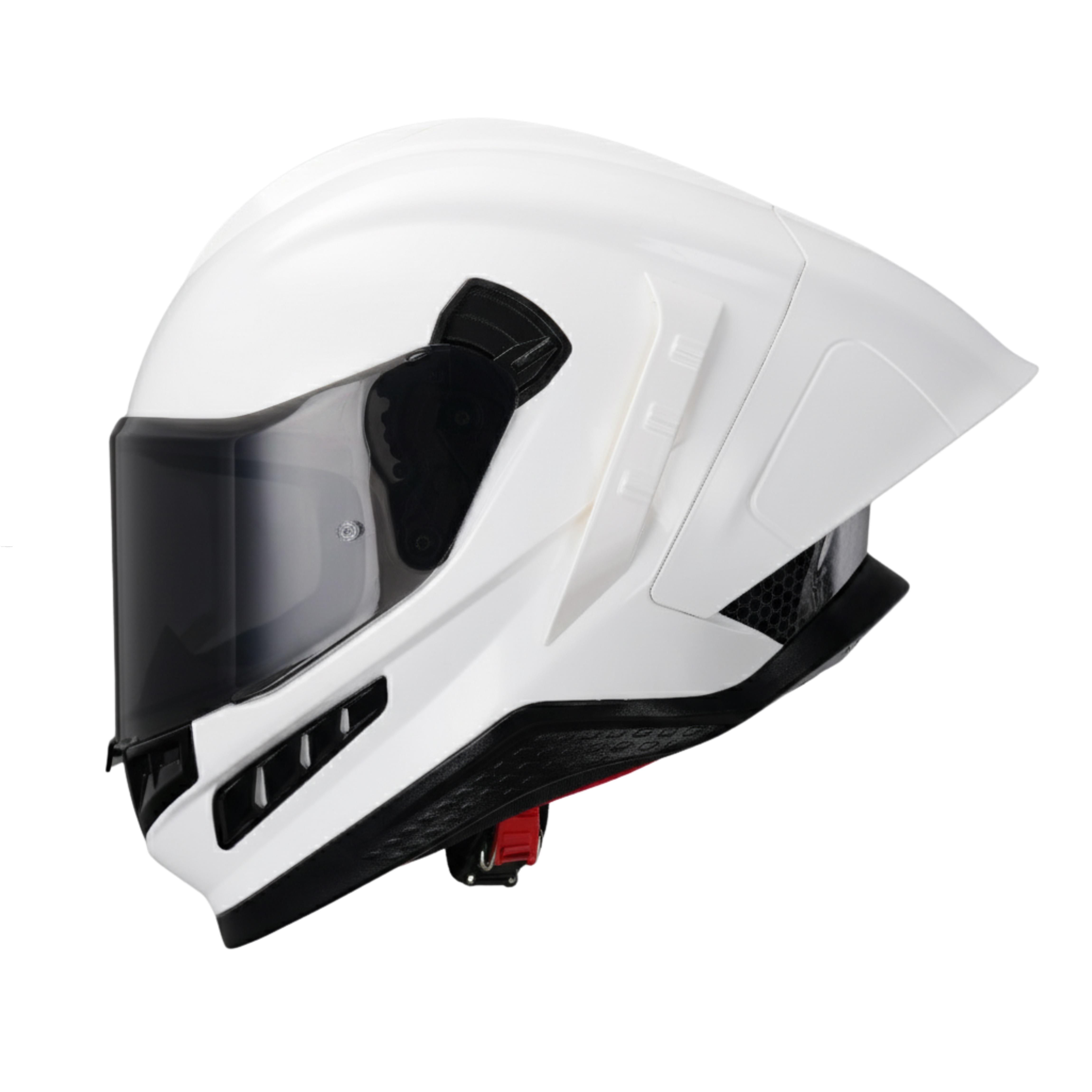 Casco Cerrado R7 RACING Stryker L Blanco