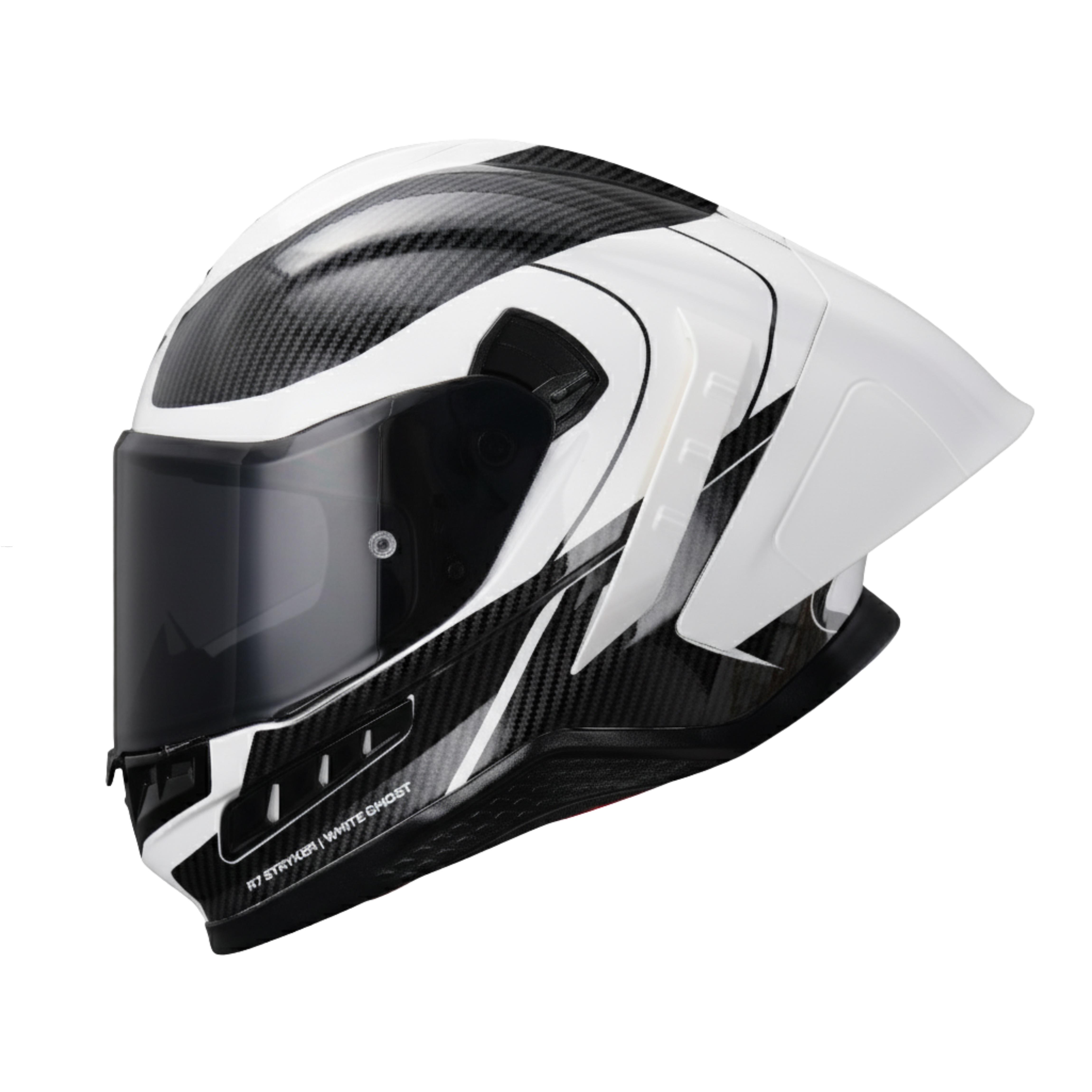 Casco Cerrado R7 RACING Stryker L BCO/NGO