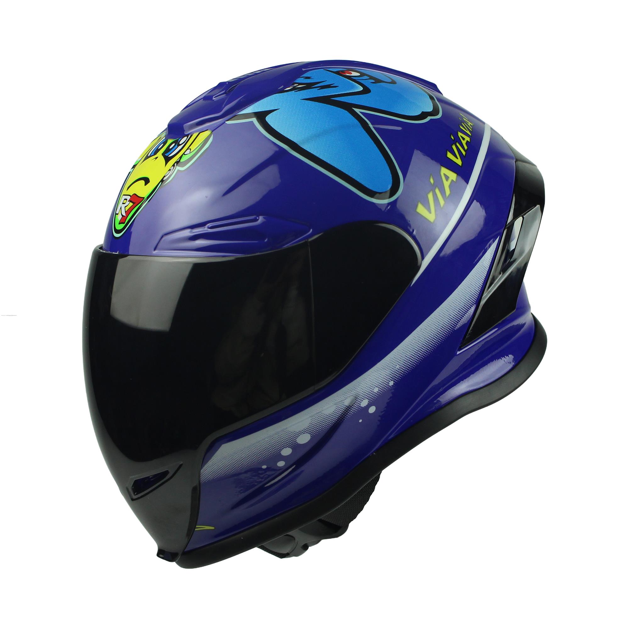 Casco Cerrado R7-RACING MINI-109 Sharky (ADORNO ESCRITORIO)