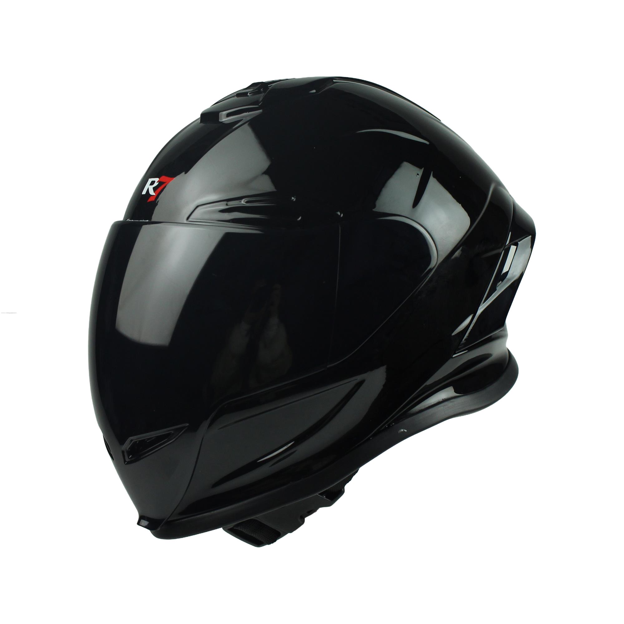 Casco Cerrado R7-RACING MINI-109 Negro (ADORNO ESCRITORIO)