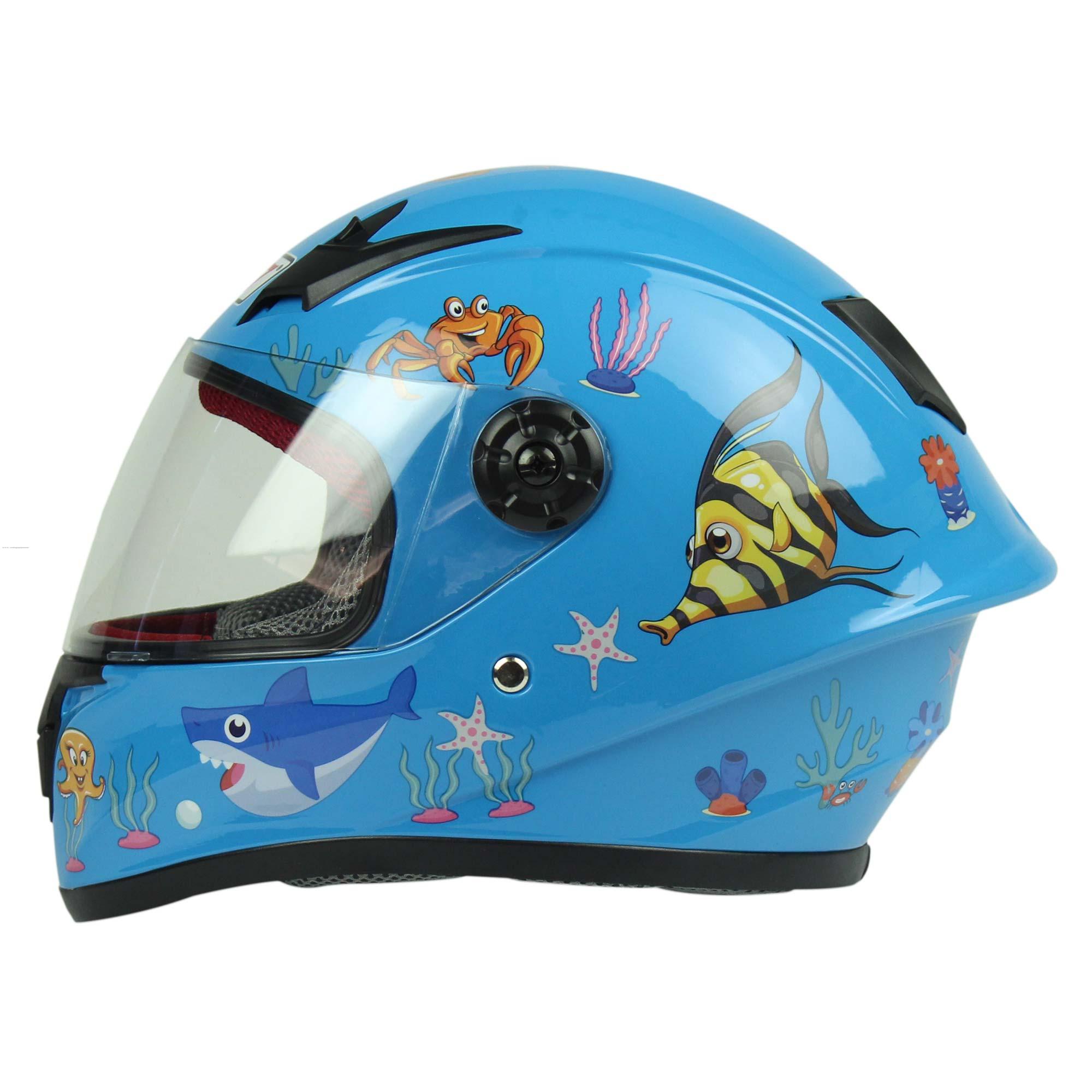 Casco Junior R7 RACING R7-506 M Azul Cerrado