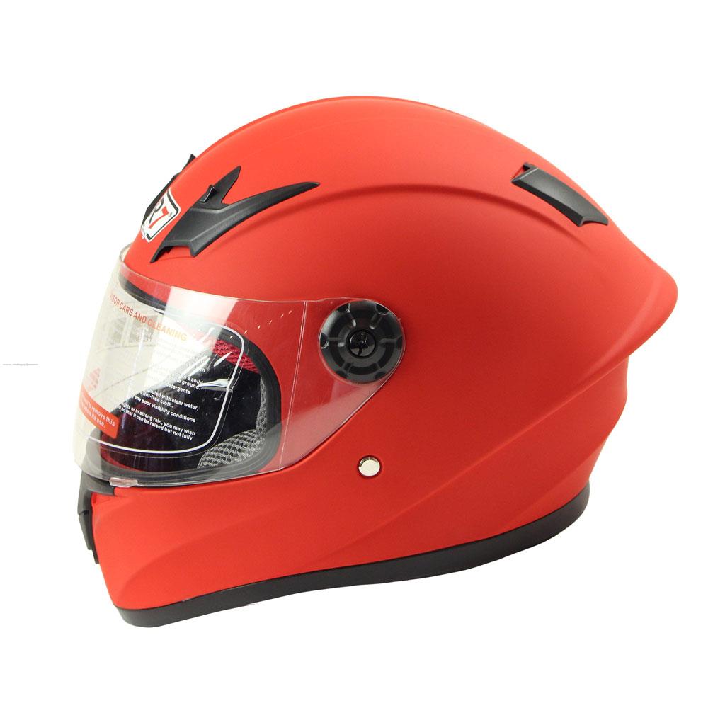 Casco Junior R7 RACING R7-506 L Rojo Mate Cerrado