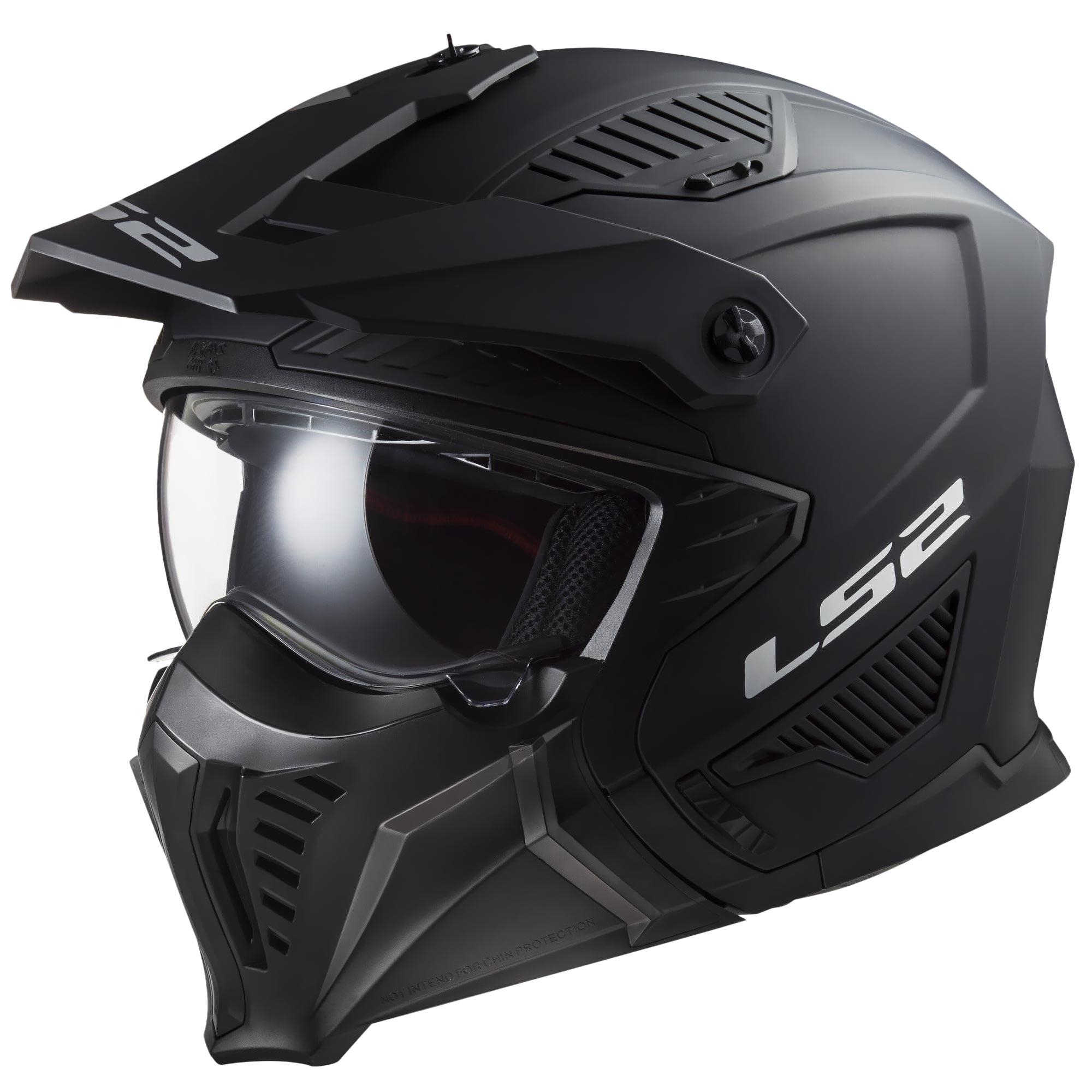 Casco Cross City LS2 Drifter Solid S NGO/MATE OF 606
