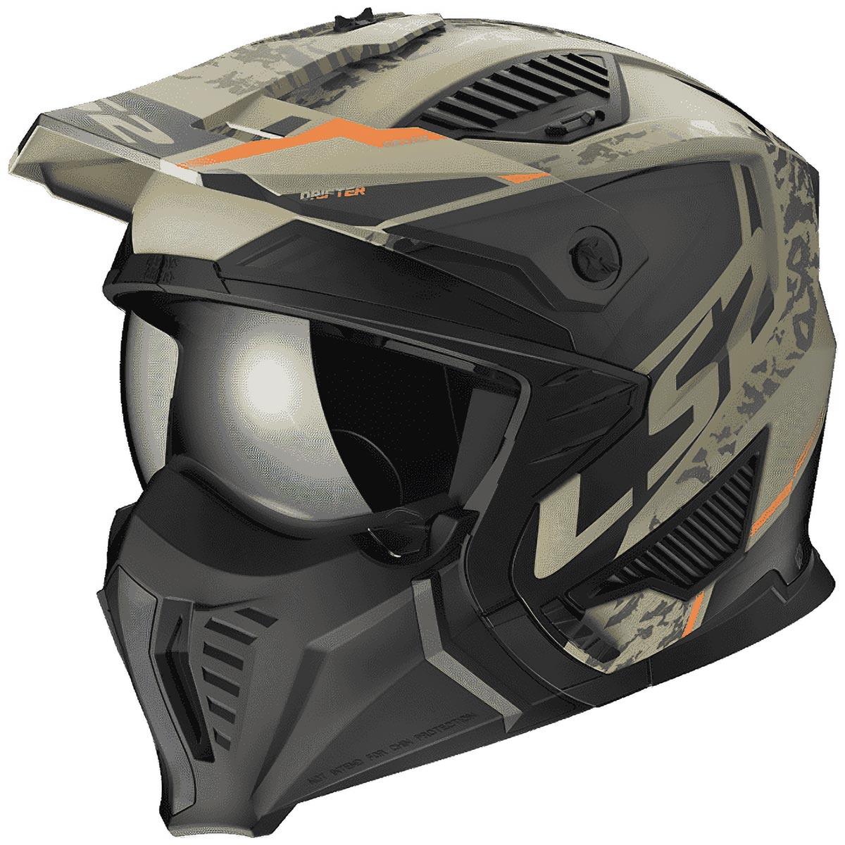 Casco Cross City LS2 Drifter Devor XL ARENA/MATE OF 606