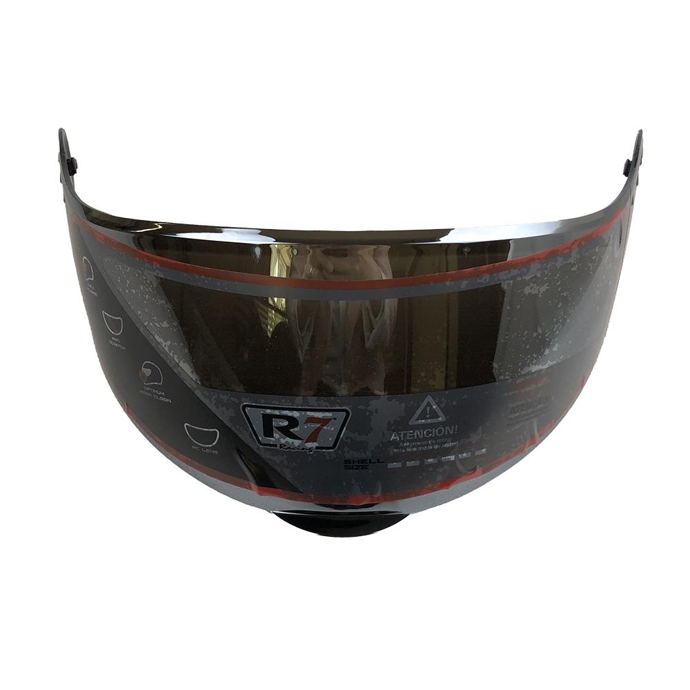 Mica para Casco R7 RACING P/ALFA Iridium Plata