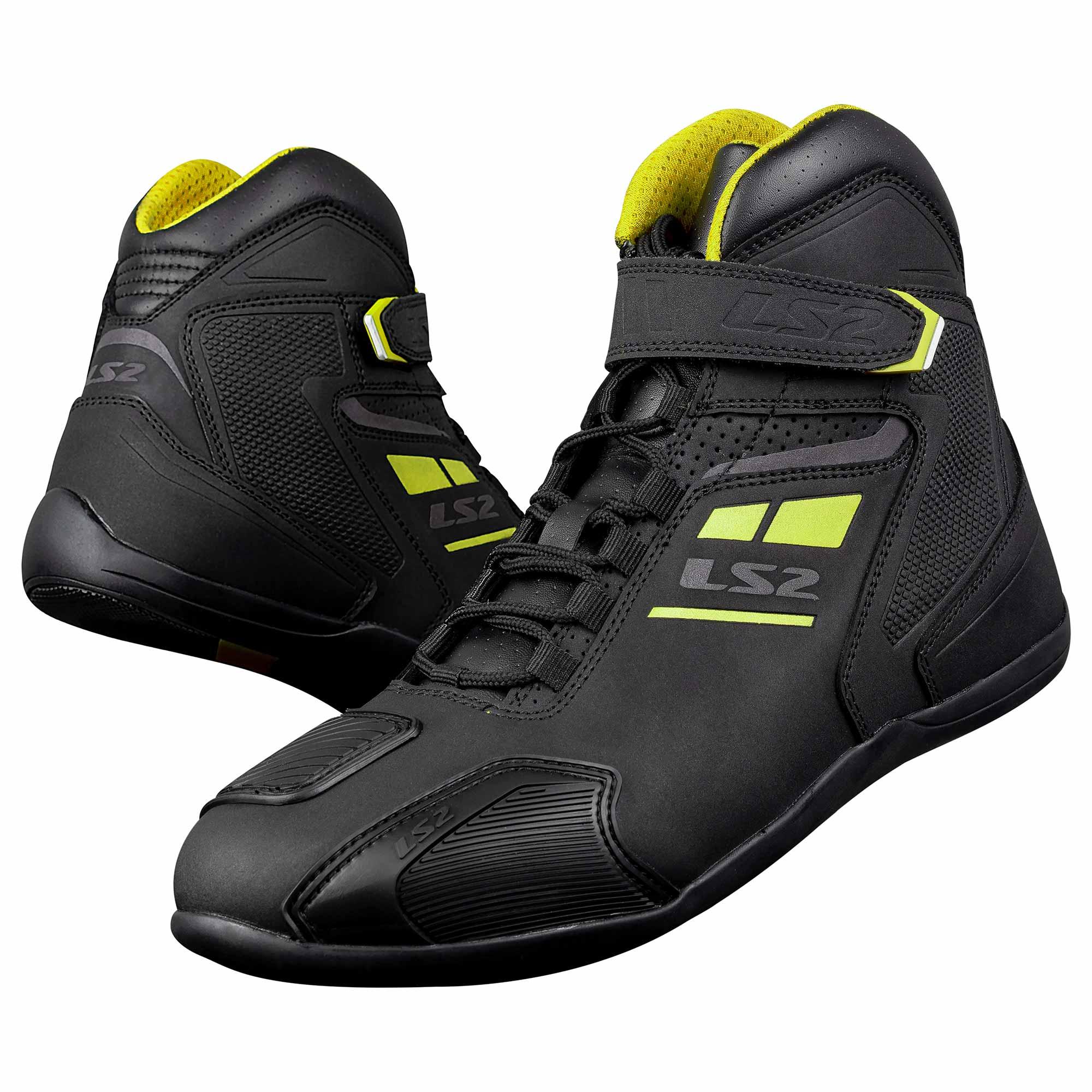 Botas LS2 Garra #44 NGO/AMA Fluo
