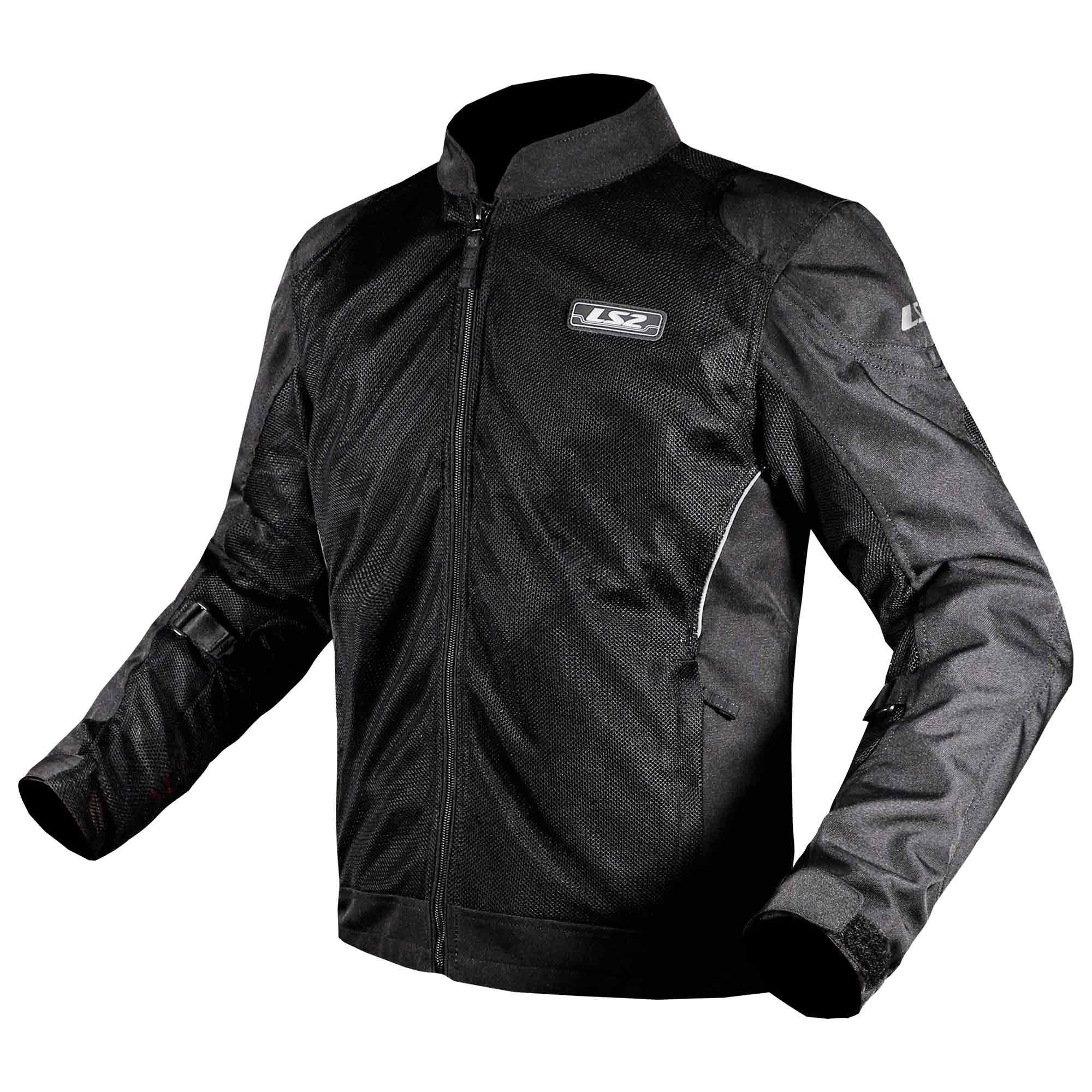 Chamarra Deportiva LS2 Airy Evo S Negro Textil